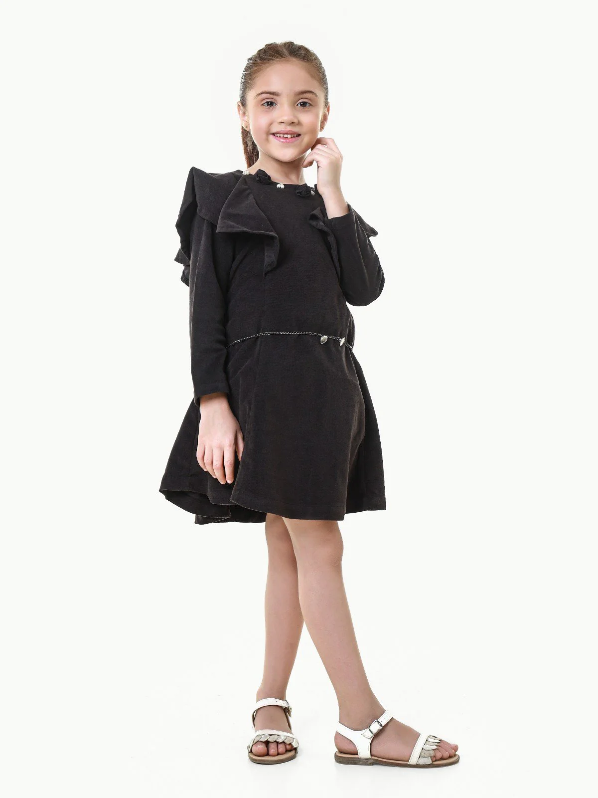 Girl's Black Frock - EGTFW22W-200028 - Image 3