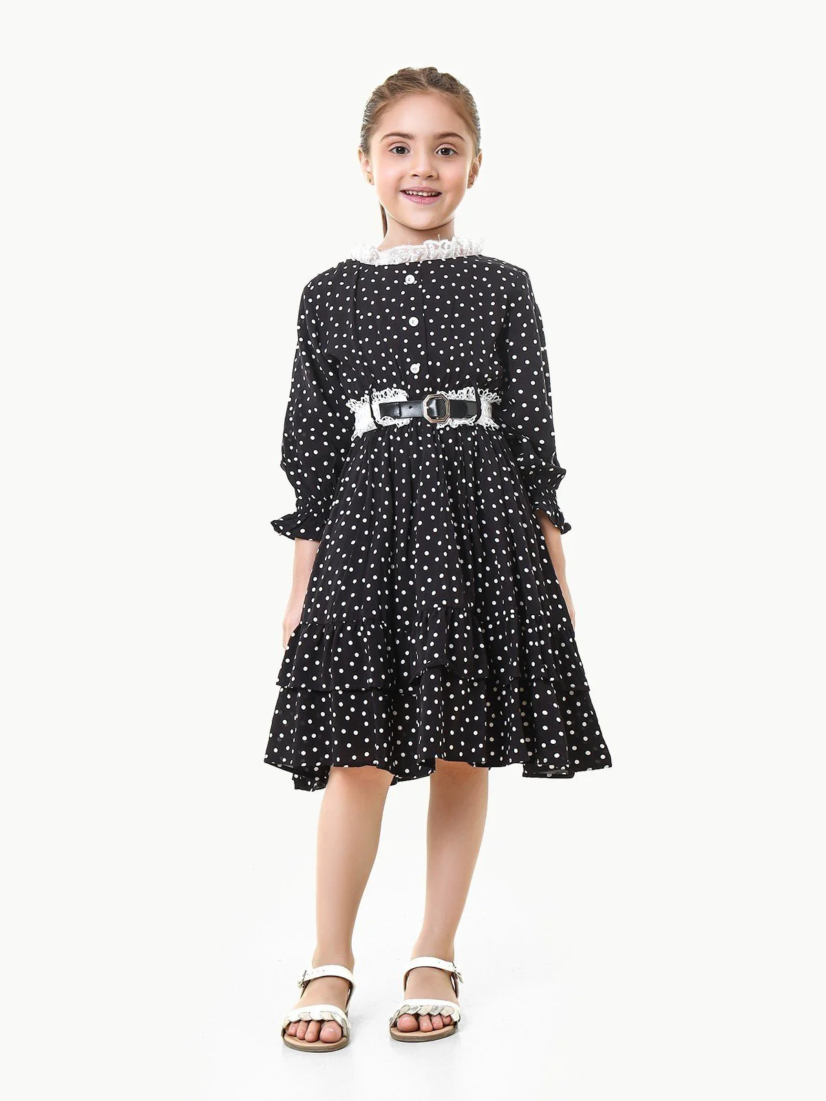 Girl's Black Frock - EGTFW23W-200001 - Image 3