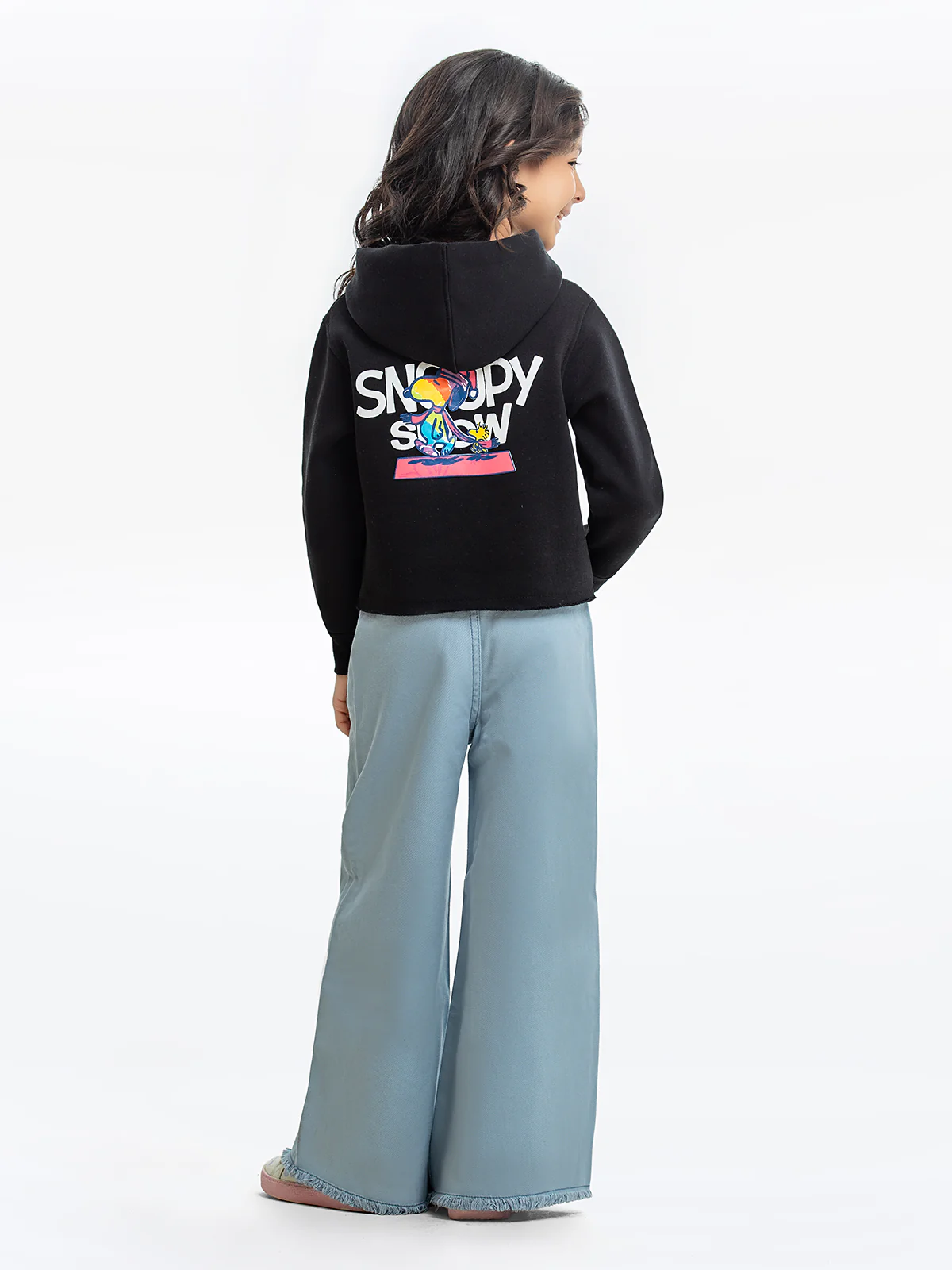 Girl's Black Hoodie - EGTH23-007 - Image 6