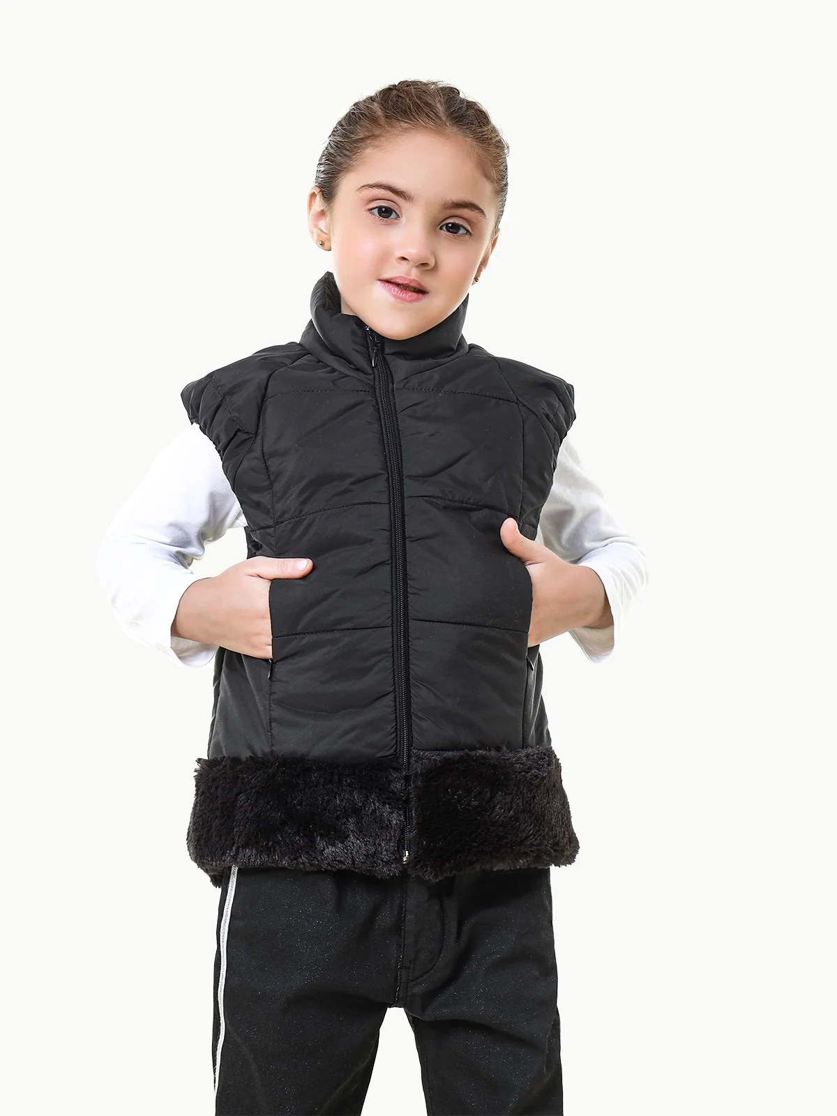 Girl's Black Jacket - EGTJP22-001