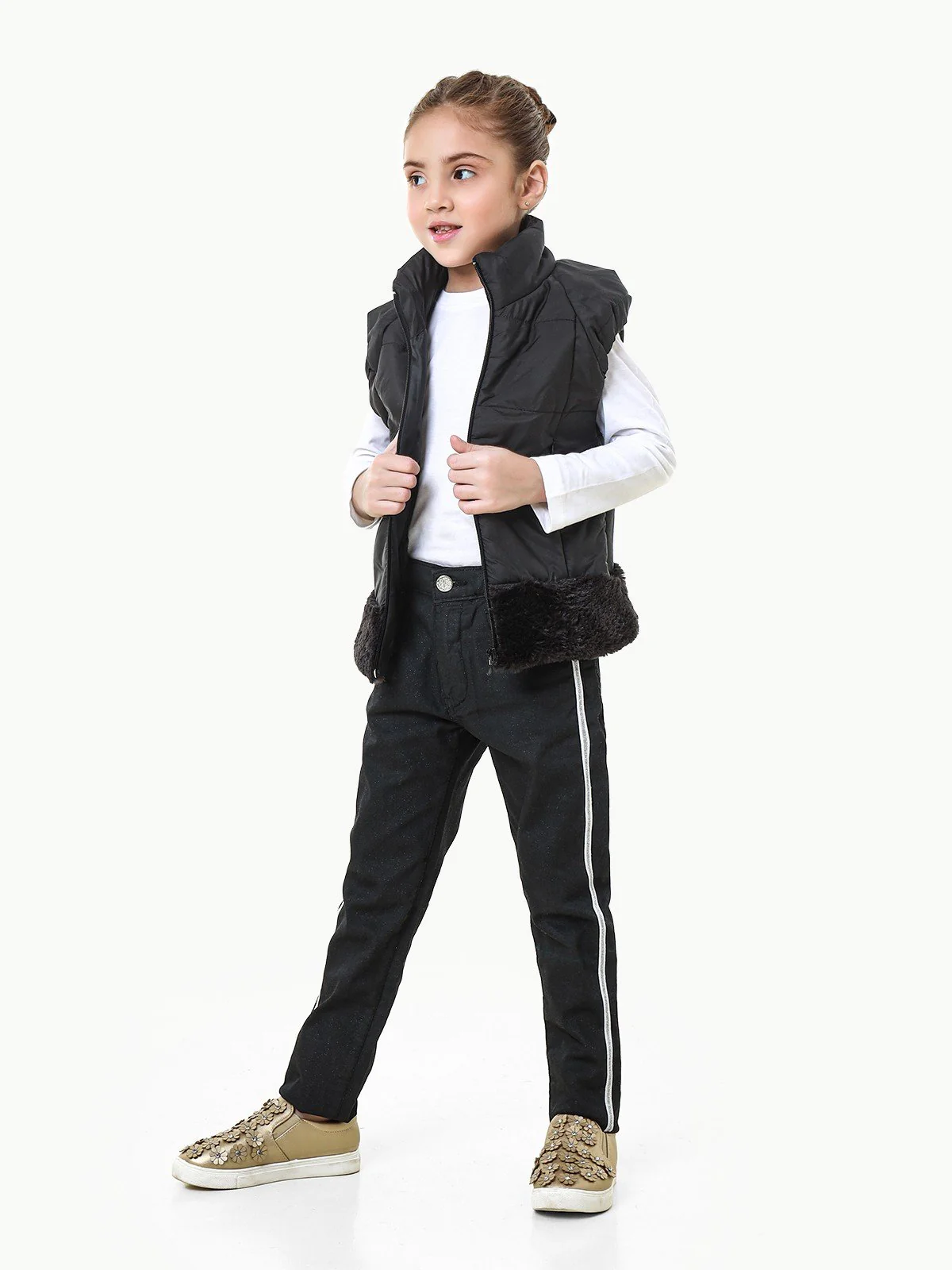Girl's Black Jacket - EGTJP22-001 - Image 3