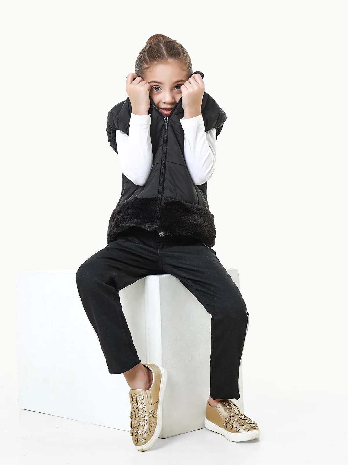 Girl's Black Jacket - EGTJP22-001 - Image 5