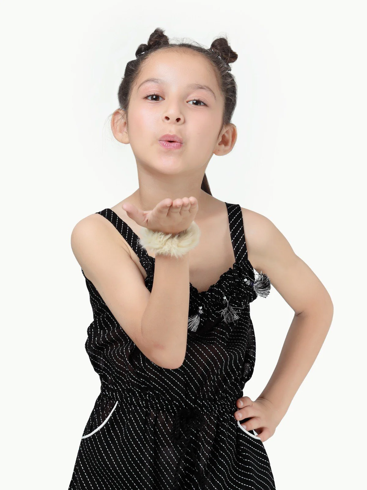Girl's Black Jumpsuit - EGTJSW22-018 - Image 2