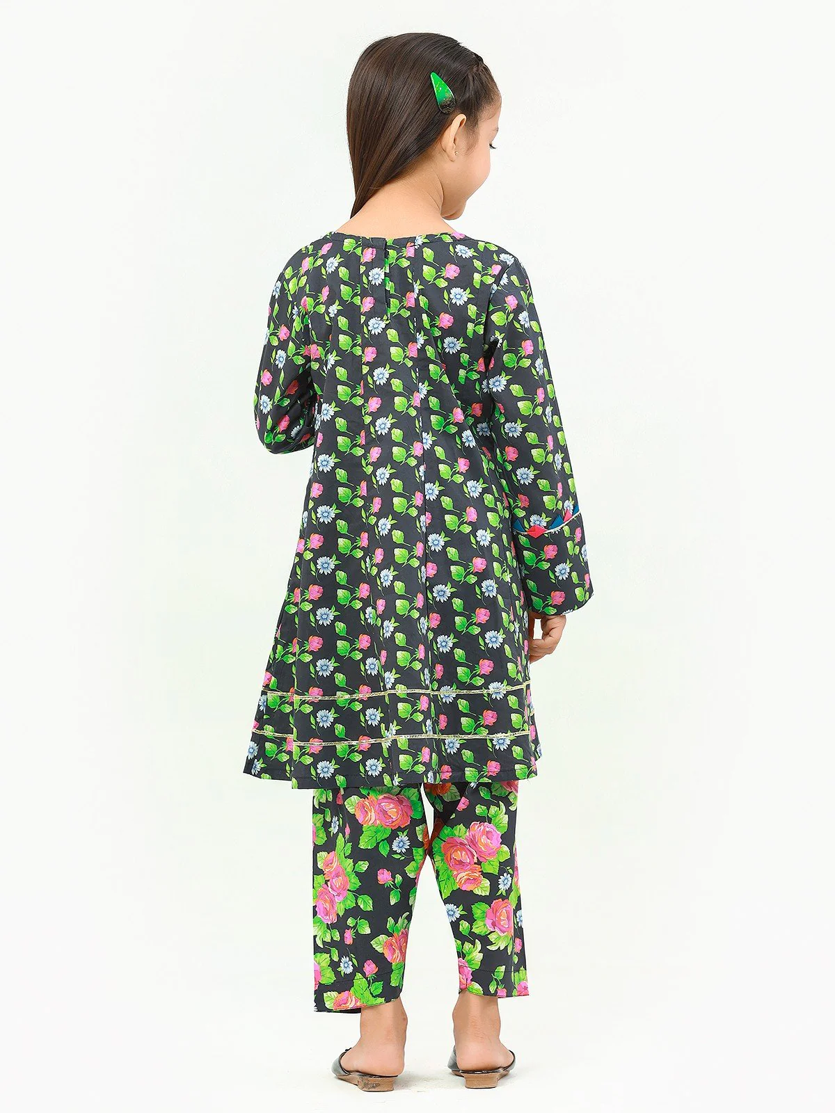 Girl's Black Multi Pret - EGTKE22-70293 (2-Pcs) - Image 5