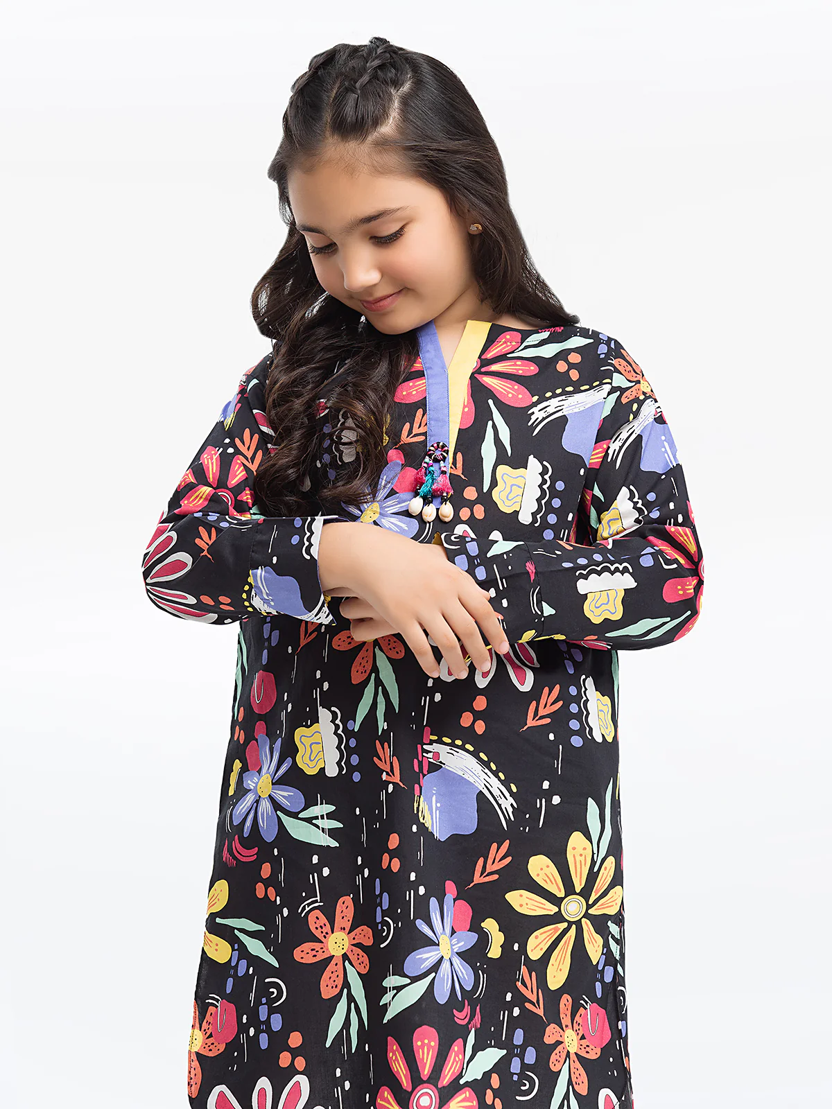 Girl's Black Multi Pret - EGTKP23-70404S - Image 2