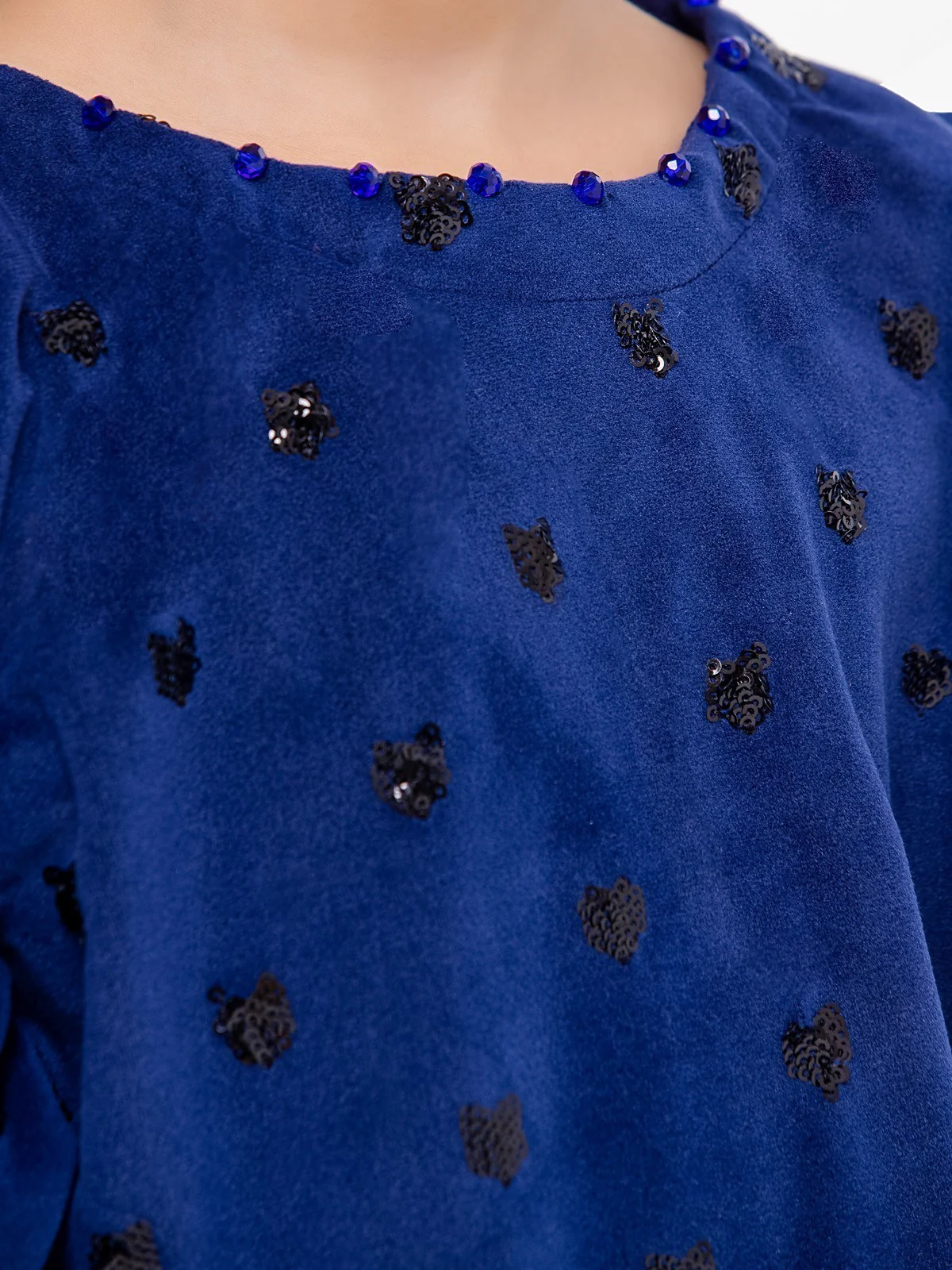 Girl's Velvet Co-Ord Sets - EGTCS23W-012 - Image 3
