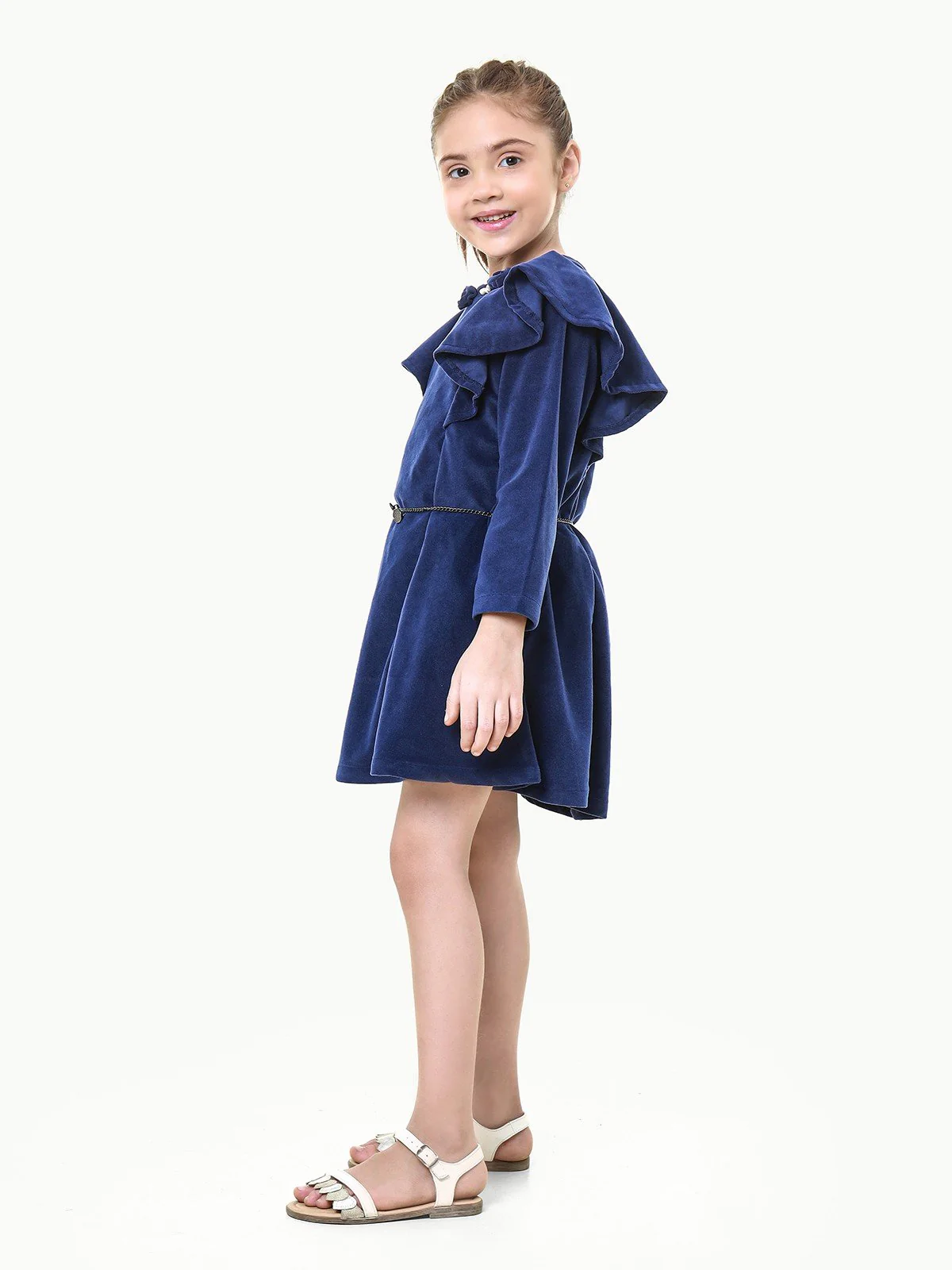 Girl's Blue Frock - EGTFW22W-200026 - Image 3