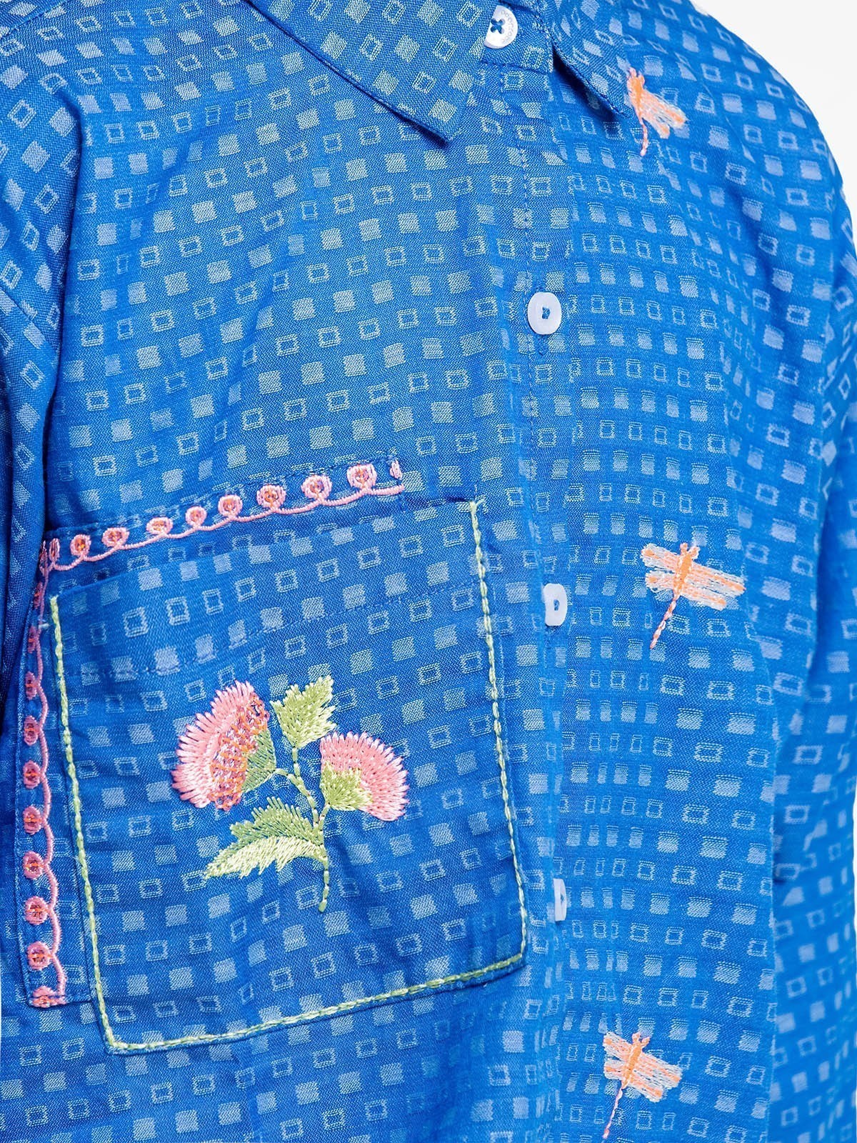 Girl's Blue Fusion Top - EGTFT23-100021 - Image 4