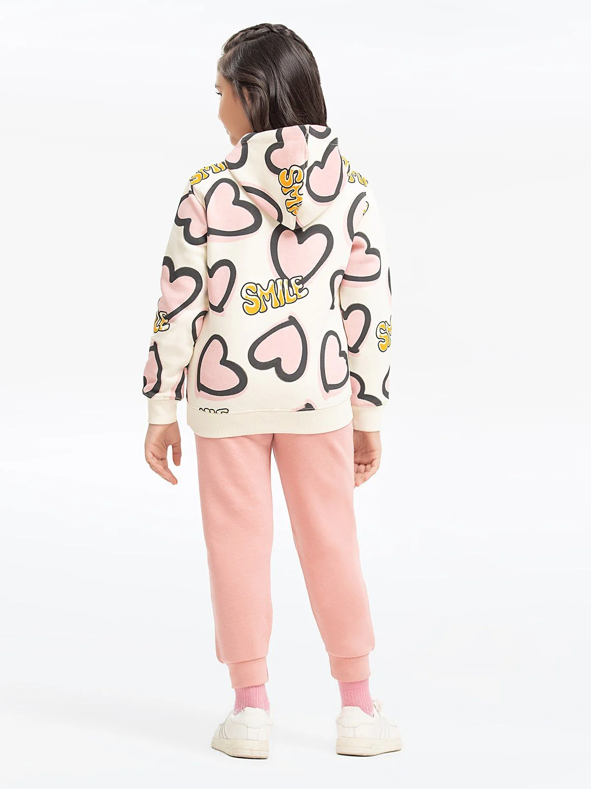 Girl's Cream Hoodie - EGTH23-010 - Image 6
