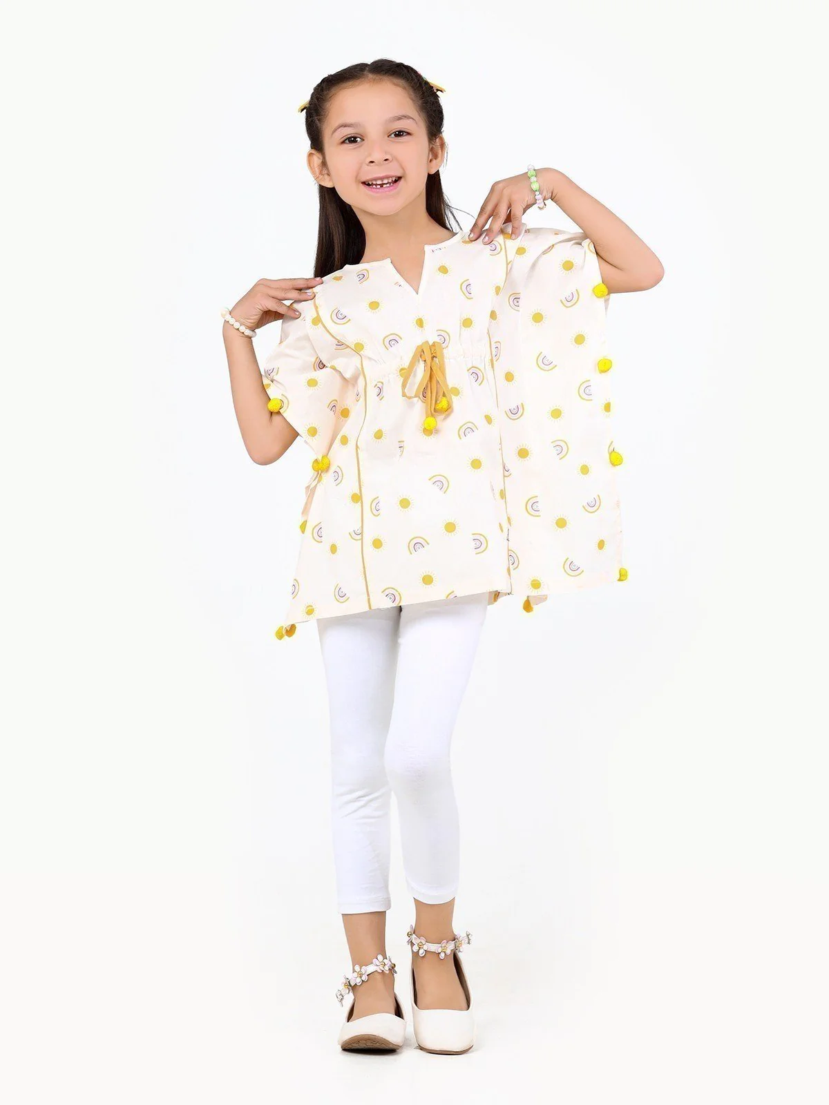 Girl's Cream Top - EGTW22-011 - Image 4