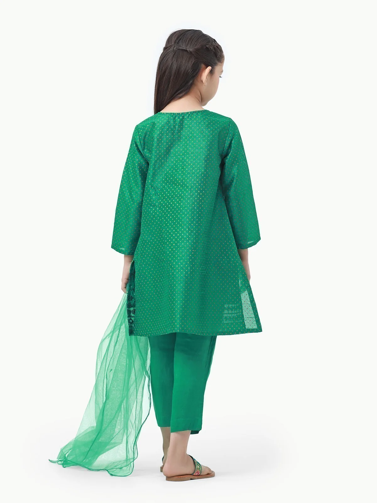 Girl's Dark Green Pret - EGTP22-22201 - Image 4