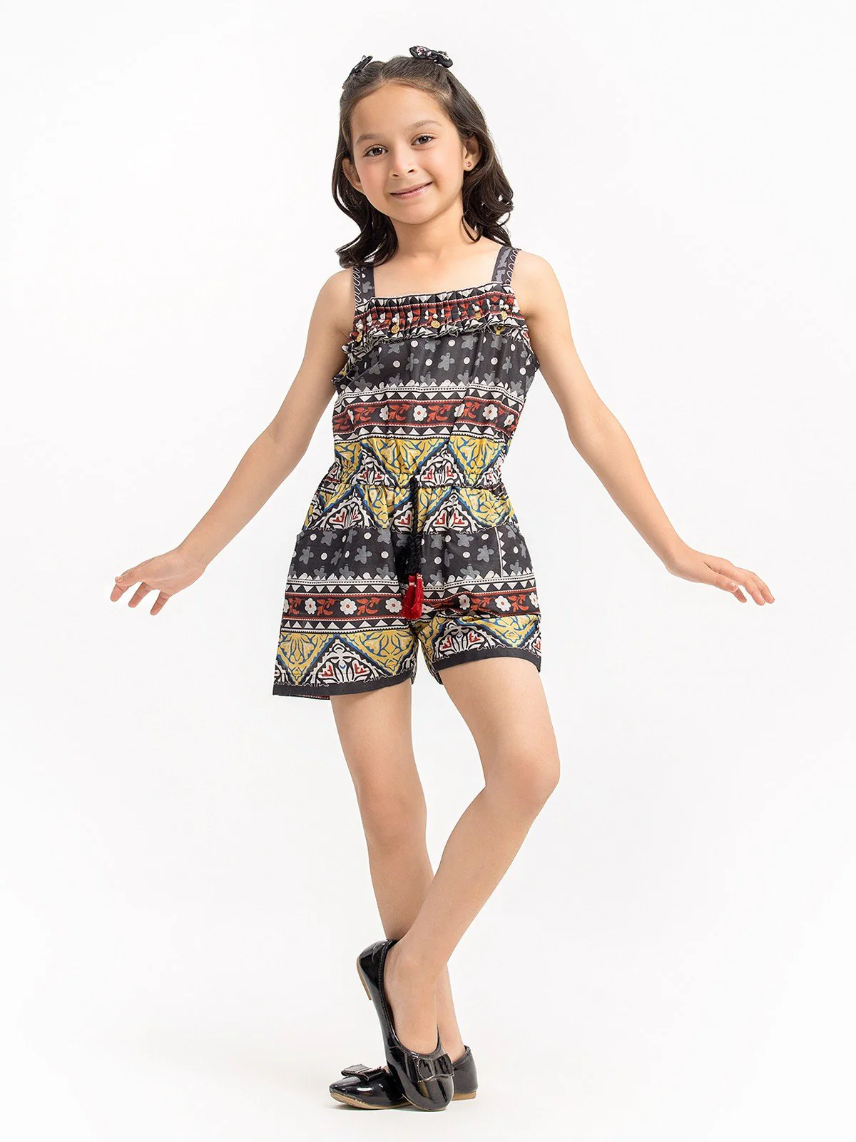 Girl's Dark Grey Jumpsuit - EGTJSW22-021 - Image 2