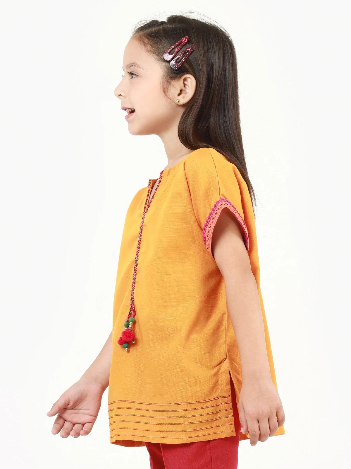 Girl's Dark Mustard Pret - EGTK22-70470 - Image 2