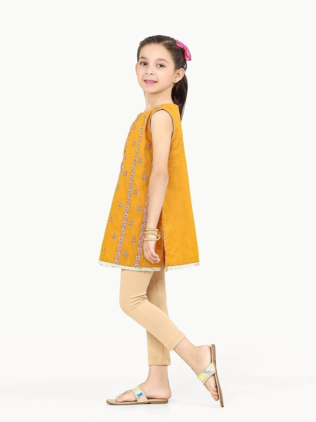Girls Dark Mustard Pret - EGTKE22-70485 - Image 2