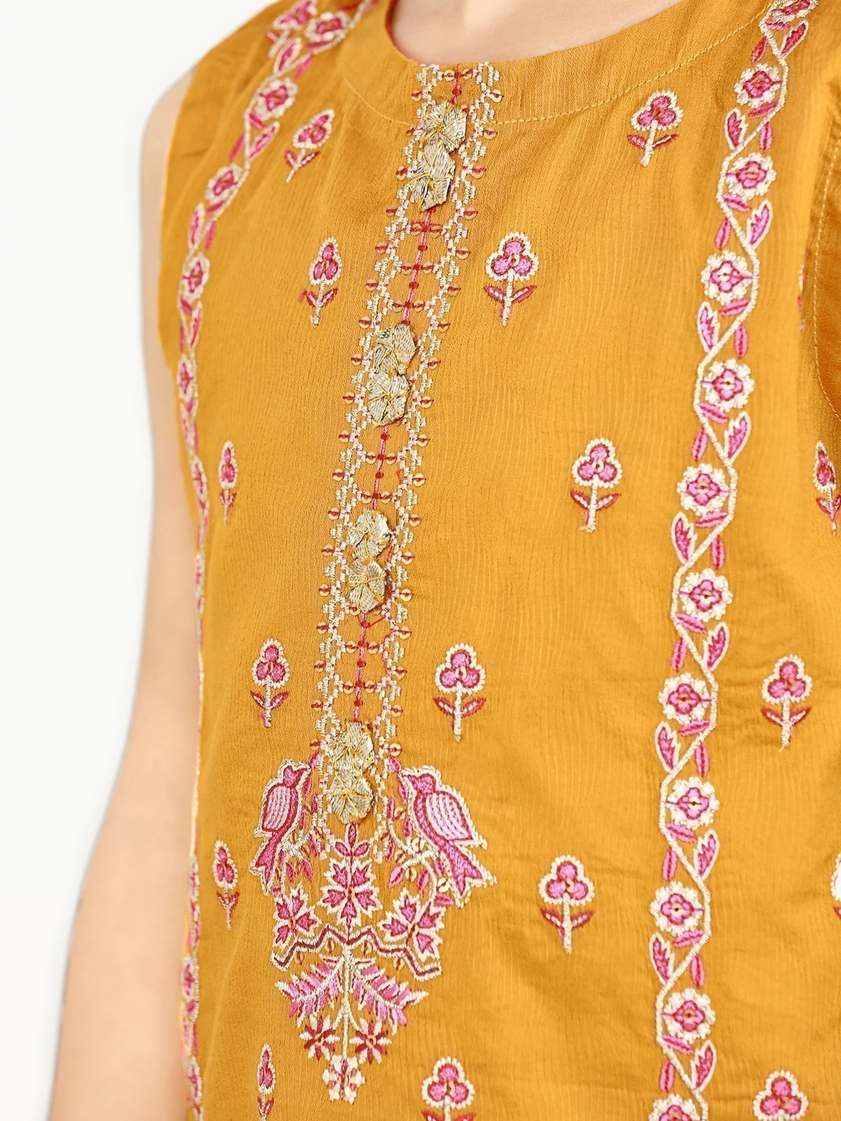 Girls Dark Mustard Pret - EGTKE22-70485 - Image 3