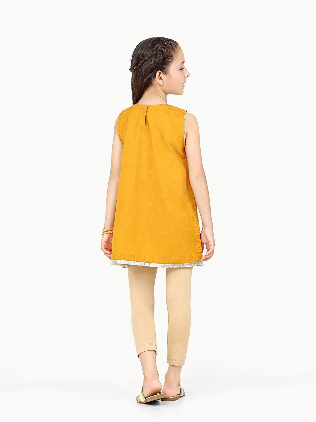 Girls Dark Mustard Pret - EGTKE22-70485 - Image 4