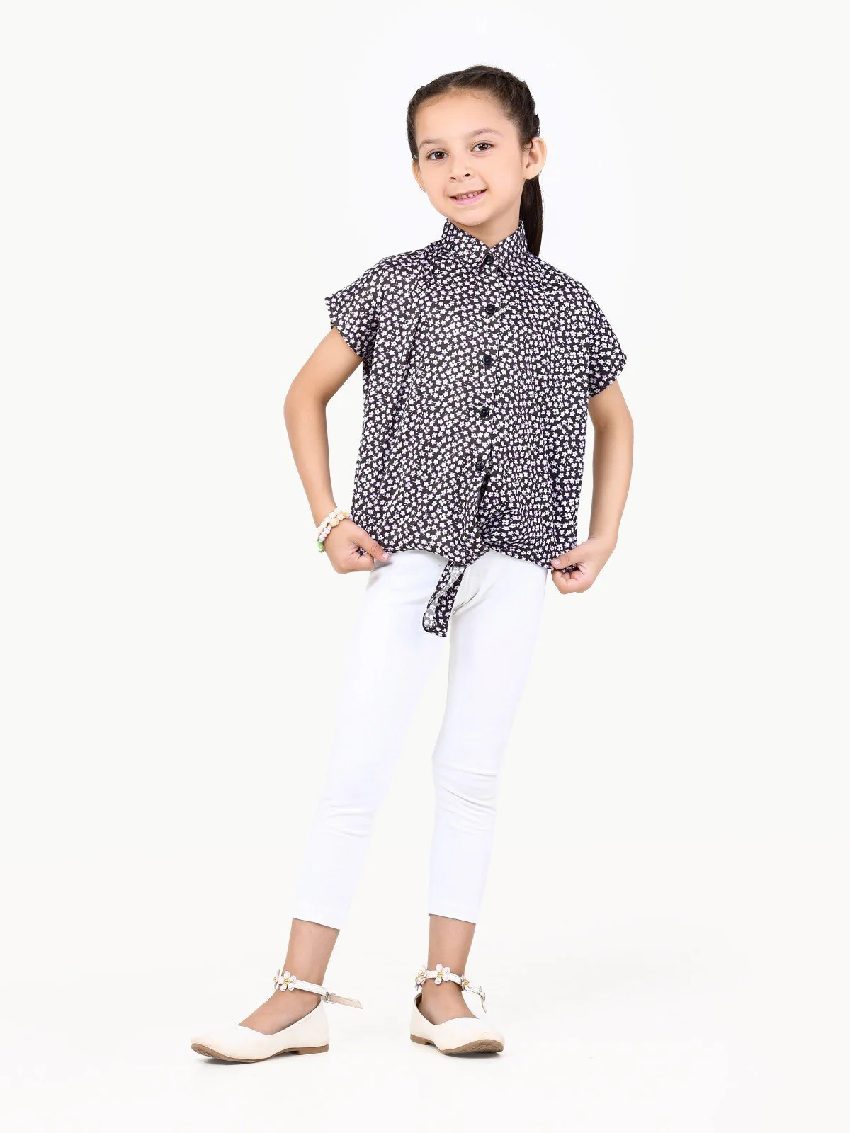 Girl's Dark Plum Top - EGTW22-030 - Image 2