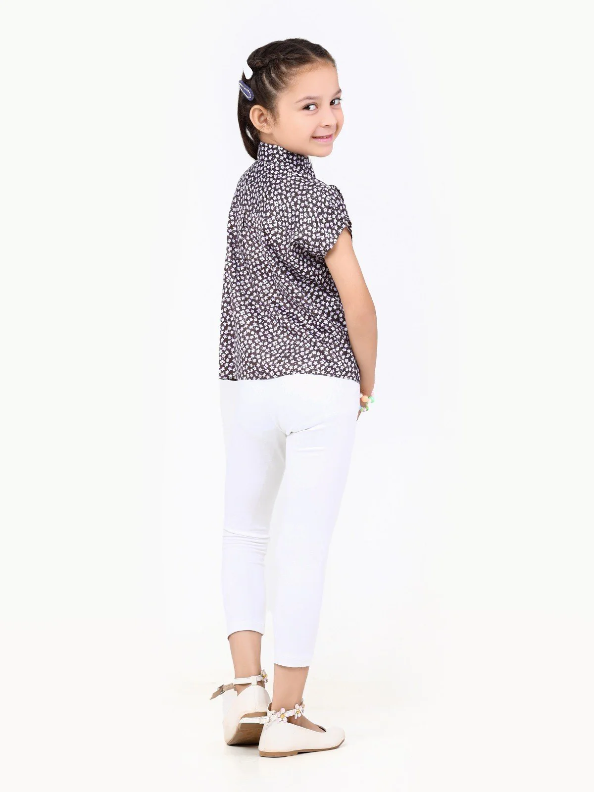Girl's Dark Plum Top - EGTW22-030 - Image 6