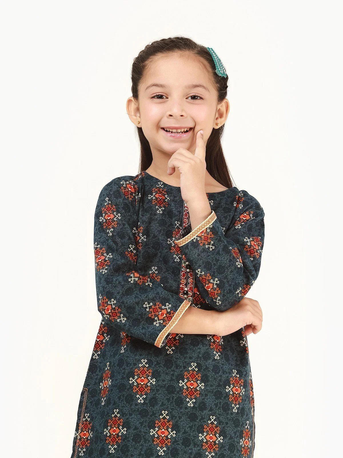 Girl's Dark Teal Pret - EGTKP22-70368 - Image 2
