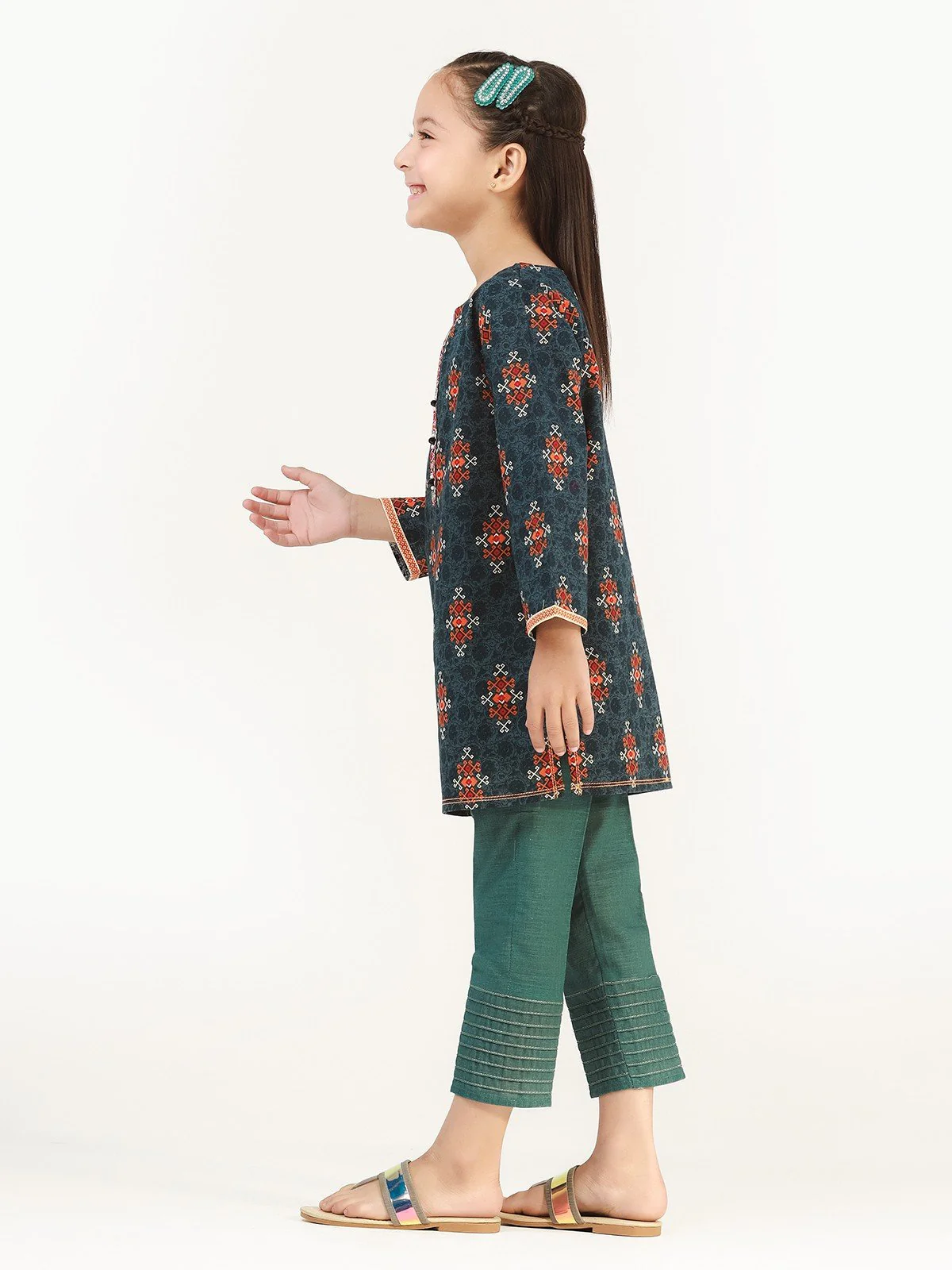 Girl's Dark Teal Pret - EGTKP22-70368 - Image 3
