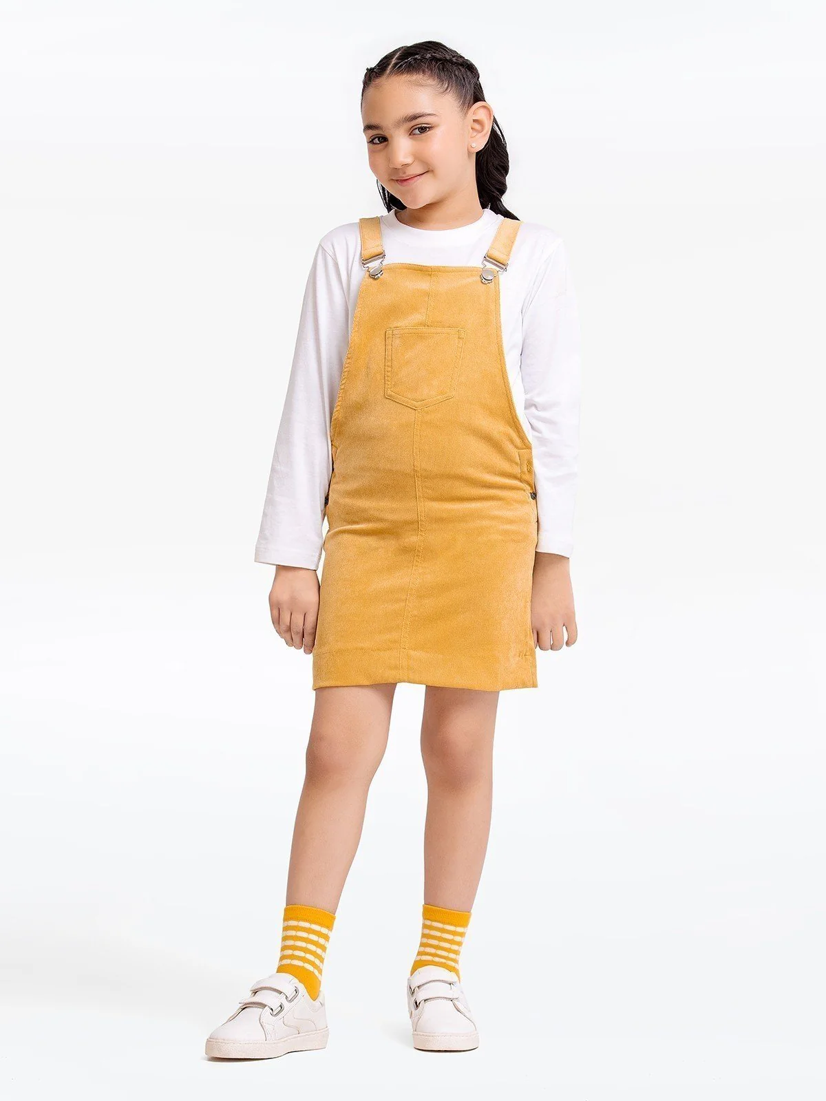 Girl's Golden Dungaree - EGTDC22-001
