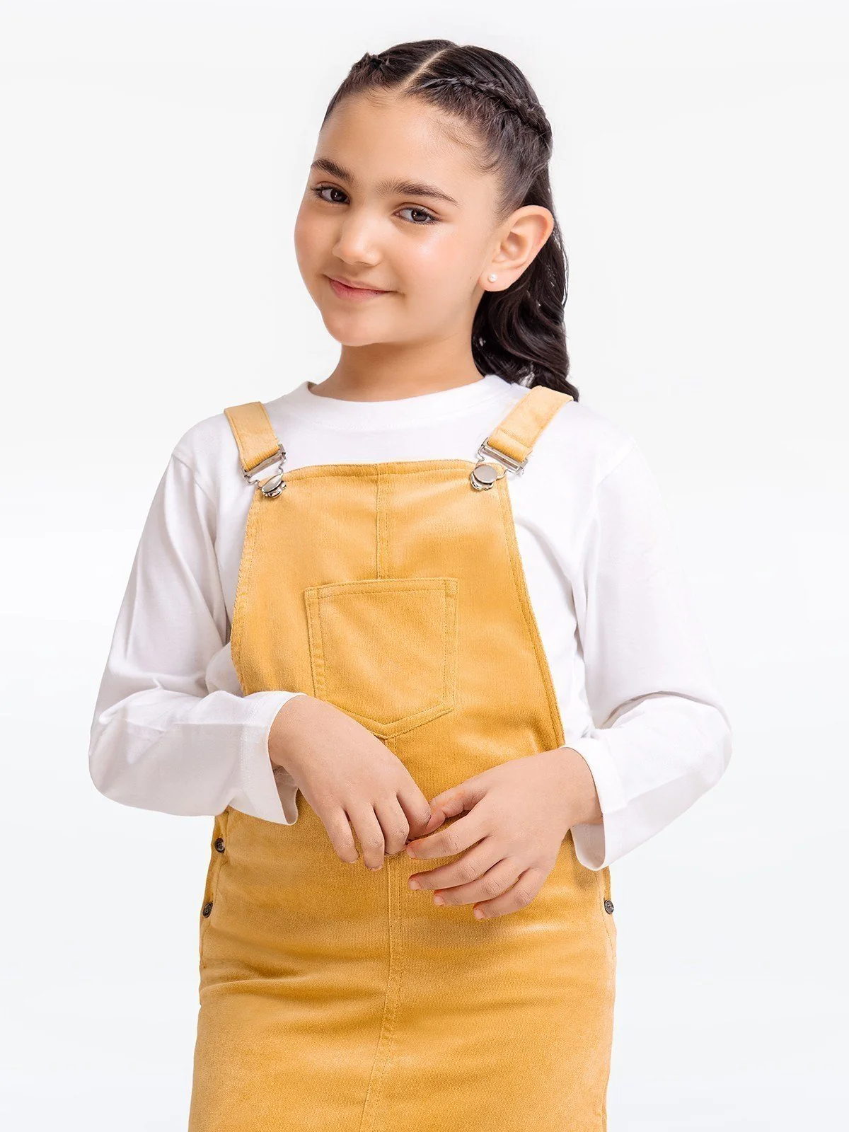 Girl's Golden Dungaree - EGTDC22-001 - Image 2