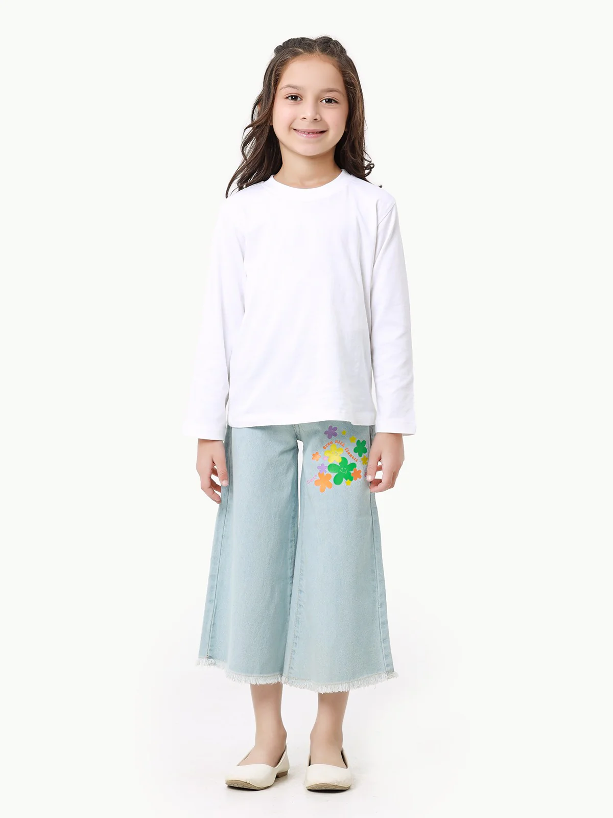 Girl's Ice Blue Pant - EGBPD23-001 - Image 2