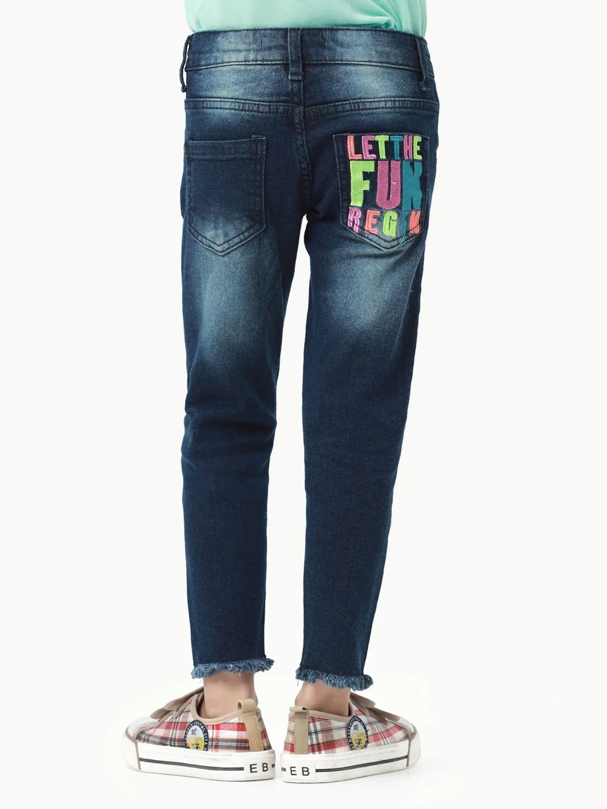 Girl's Indigo Pant - EGBPD23-006 - Image 3