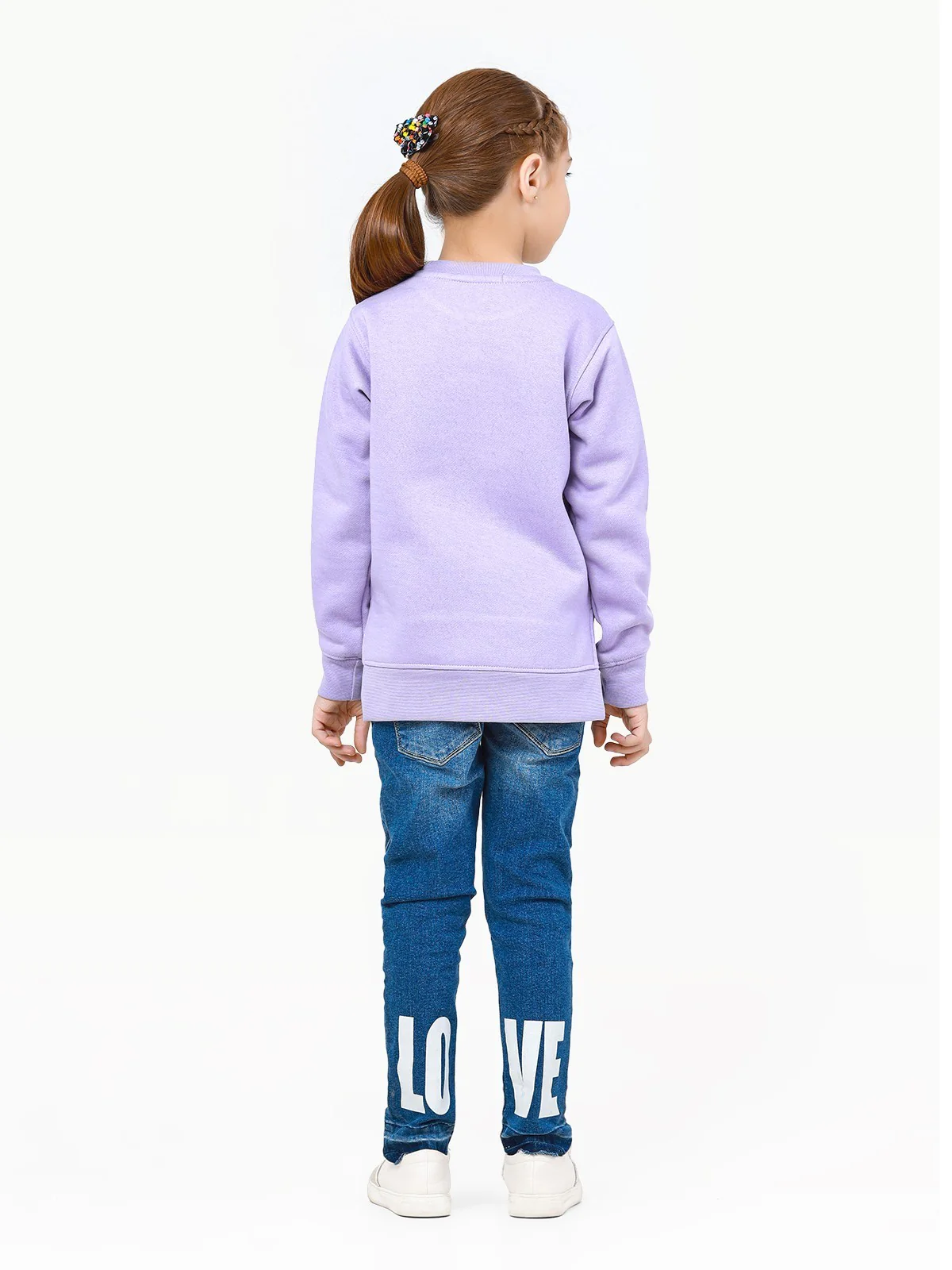 Girl's Lavender Sweatshirt - EGTSS22-007 - Image 6