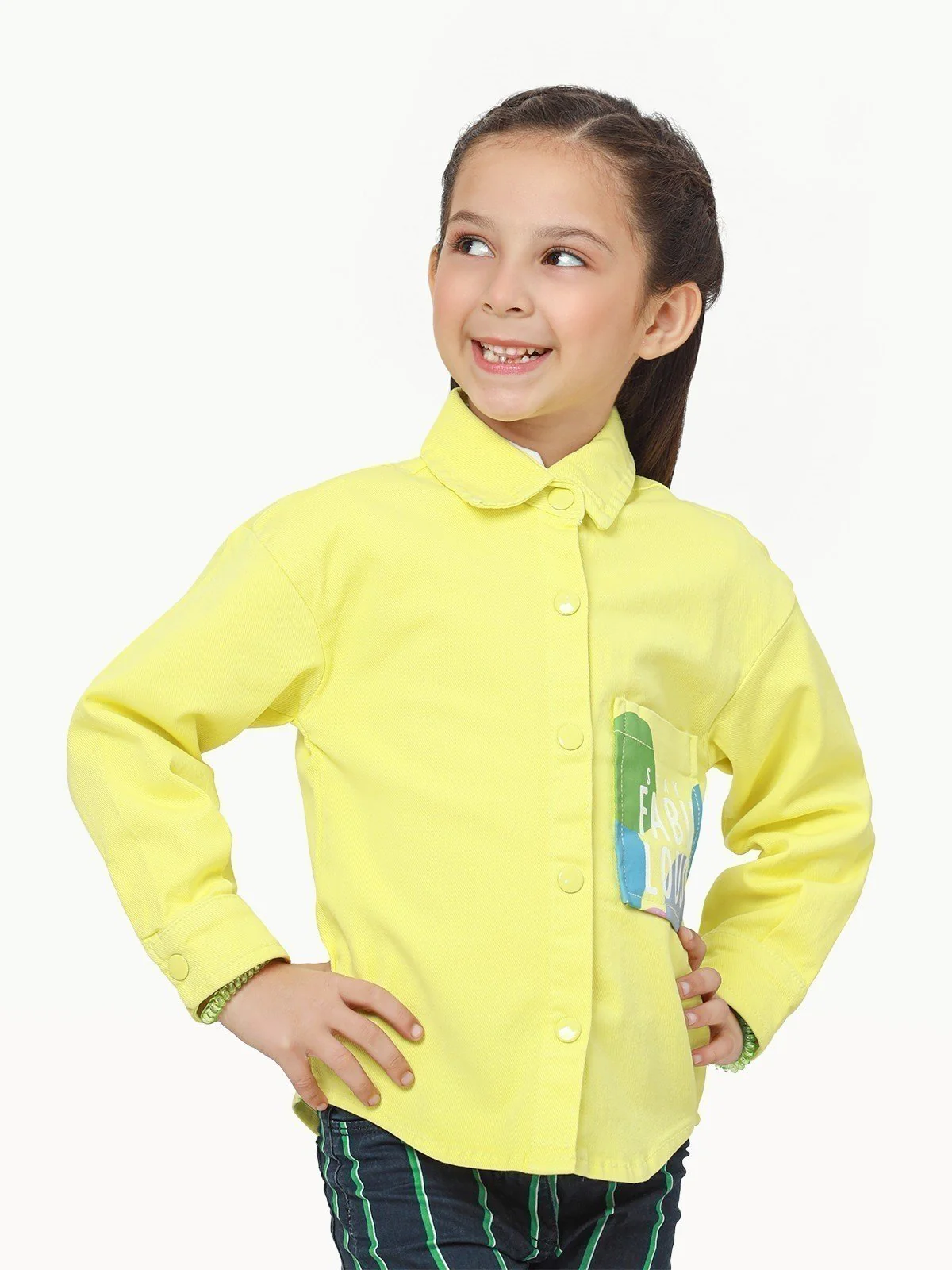 Girl's Lemon Jacket - EGTJD22-001