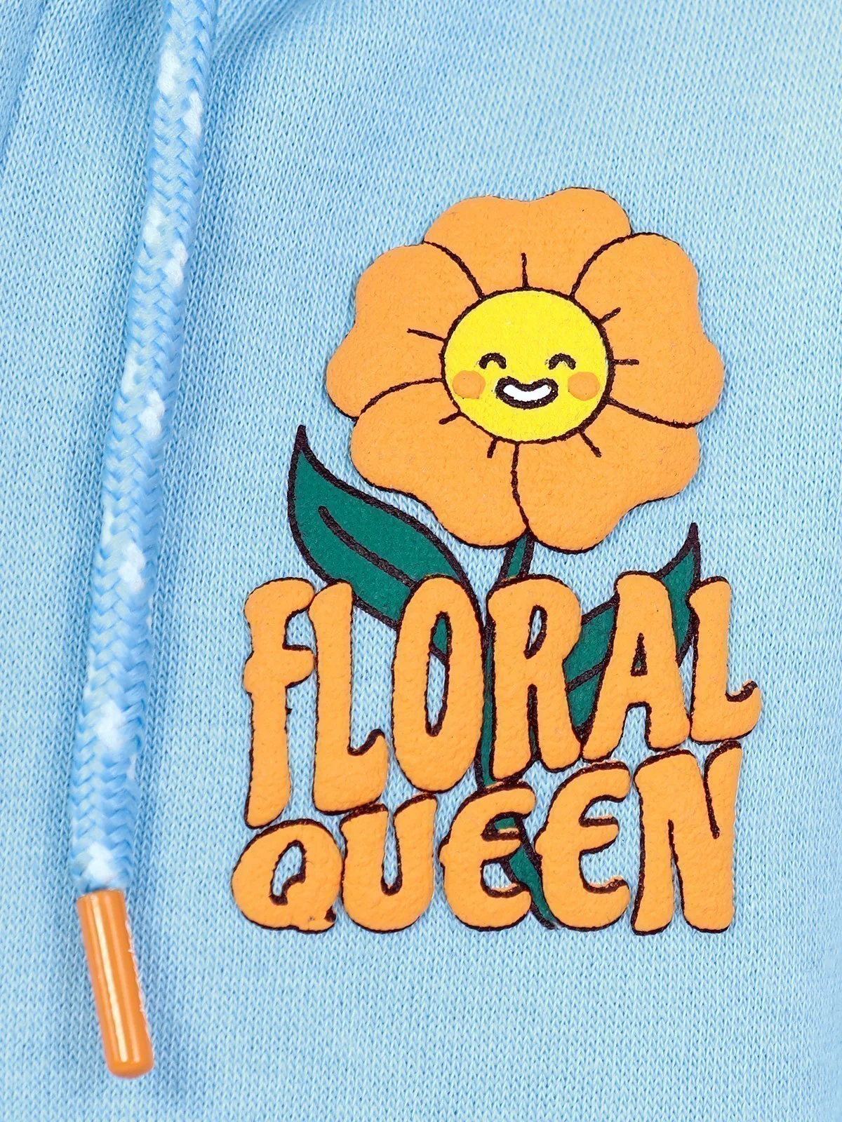 Girl's Light Blue Hoodie - EGTH22-007 - Image 5