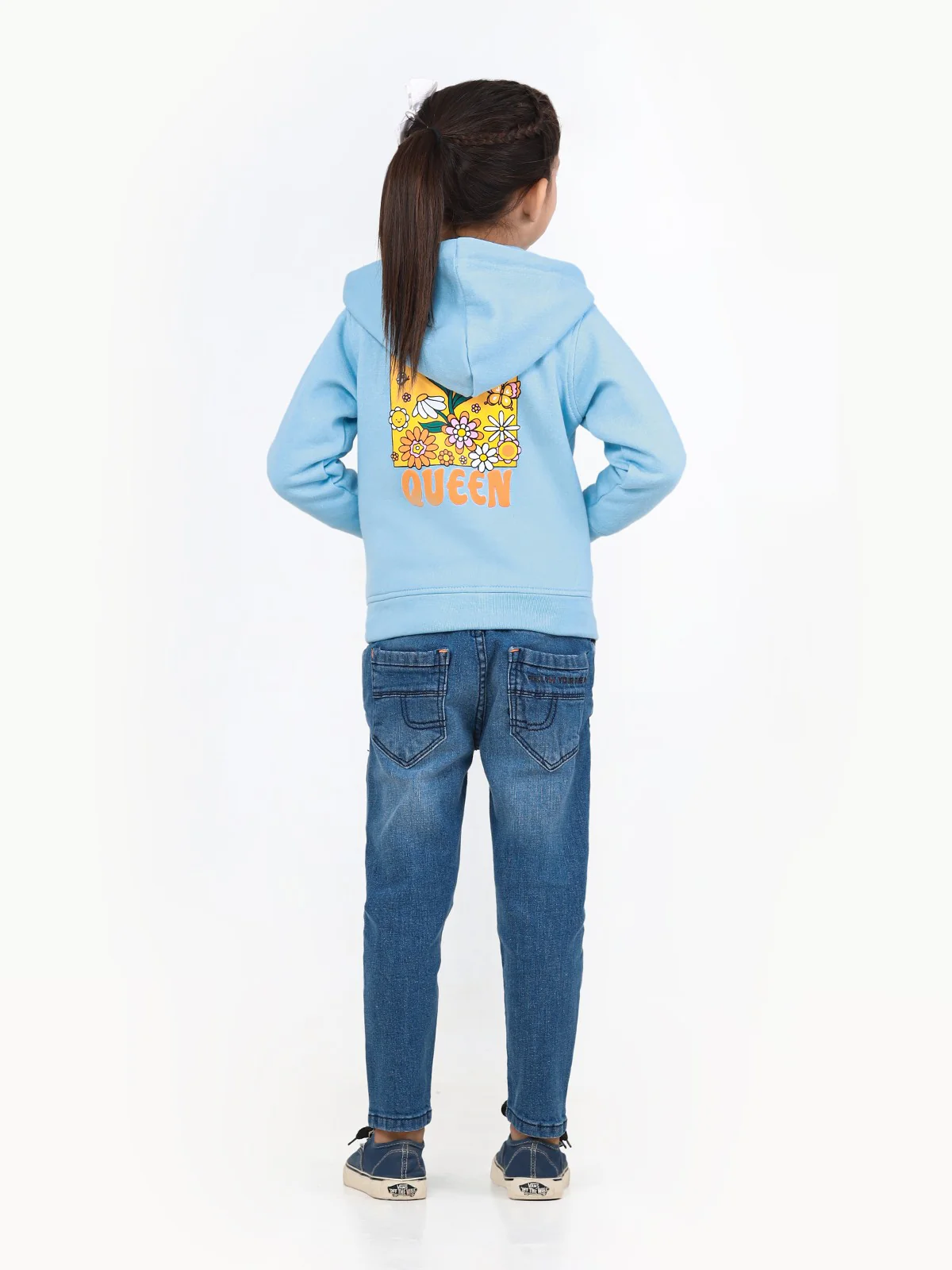 Girl's Light Blue Hoodie - EGTH22-007 - Image 6