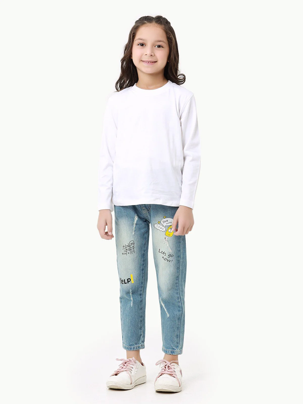 Girl's Light Blue Pant - EGBPD23-002 - Image 2