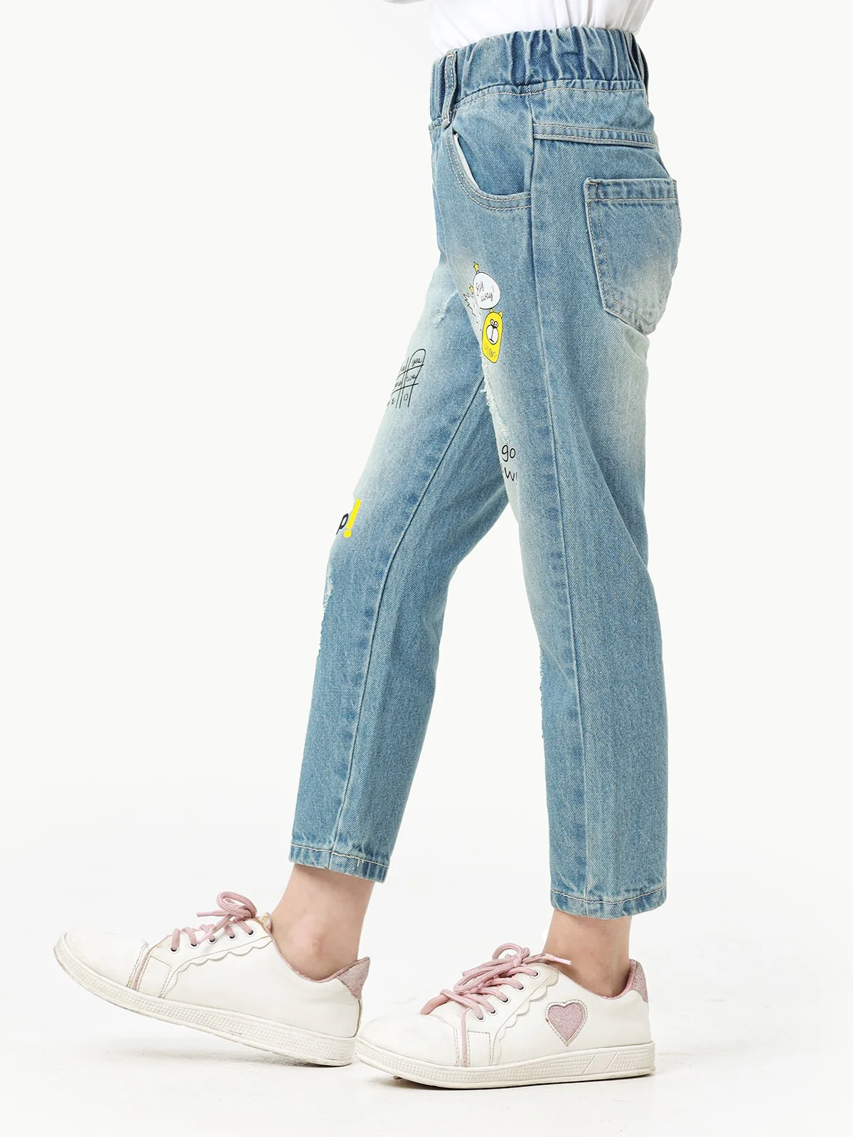 Girl's Light Blue Pant - EGBPD23-002 - Image 3