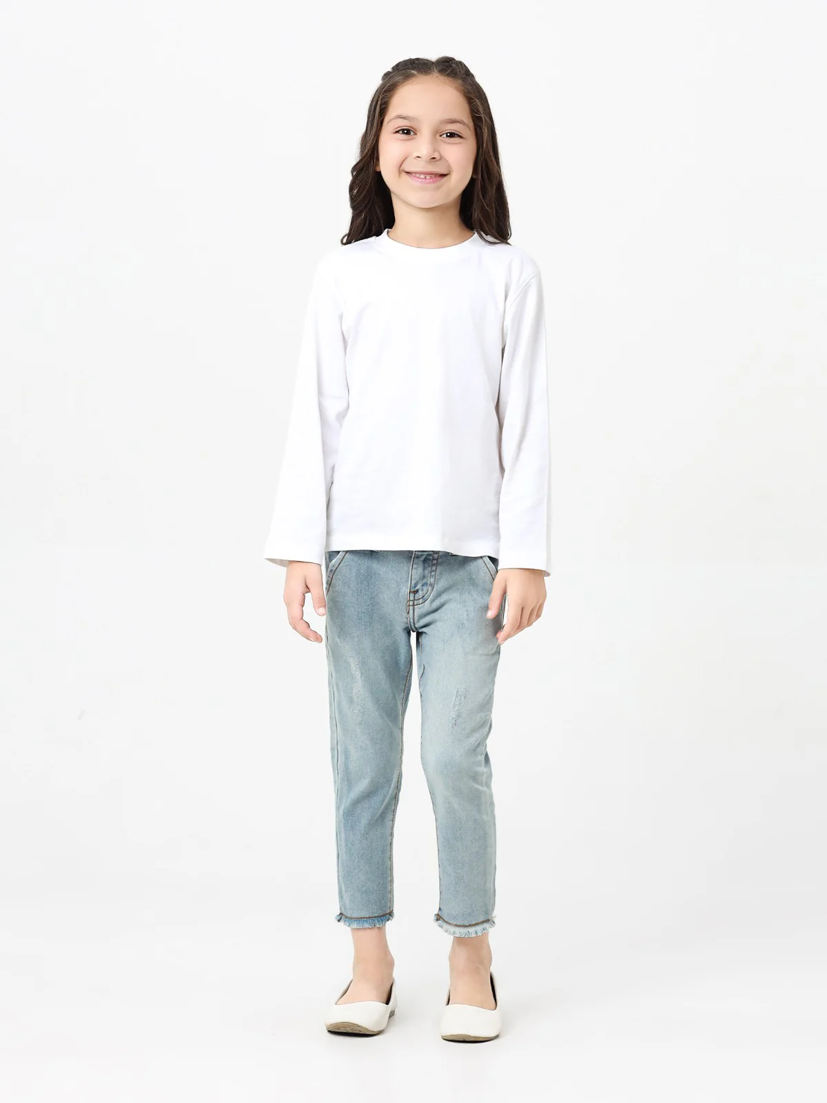 Girl's Light Blue Pant - EGBPD23-011 - Image 2