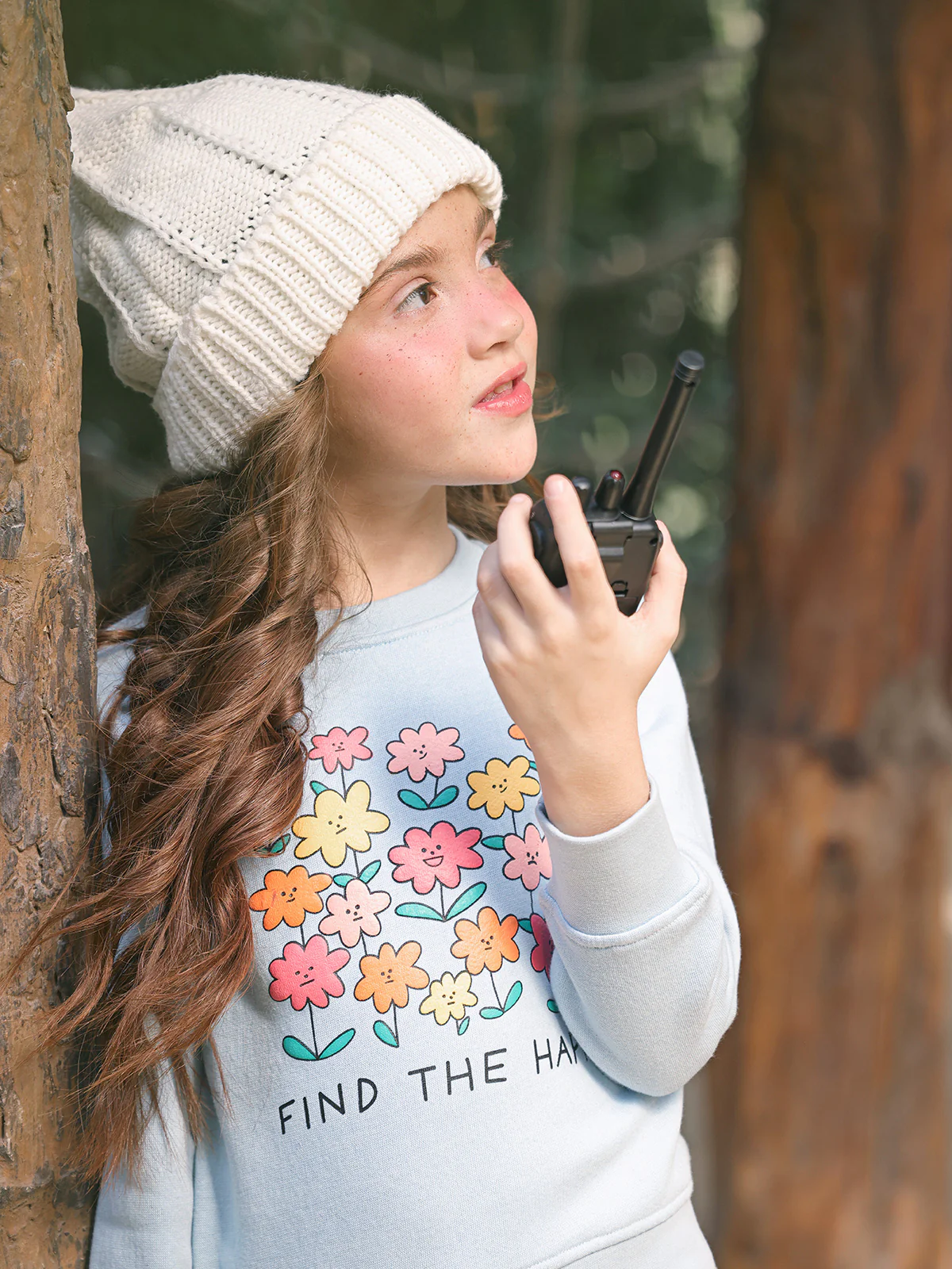 Girl's Light Blue Sweatshirt - EGTSS23-007 - Image 4