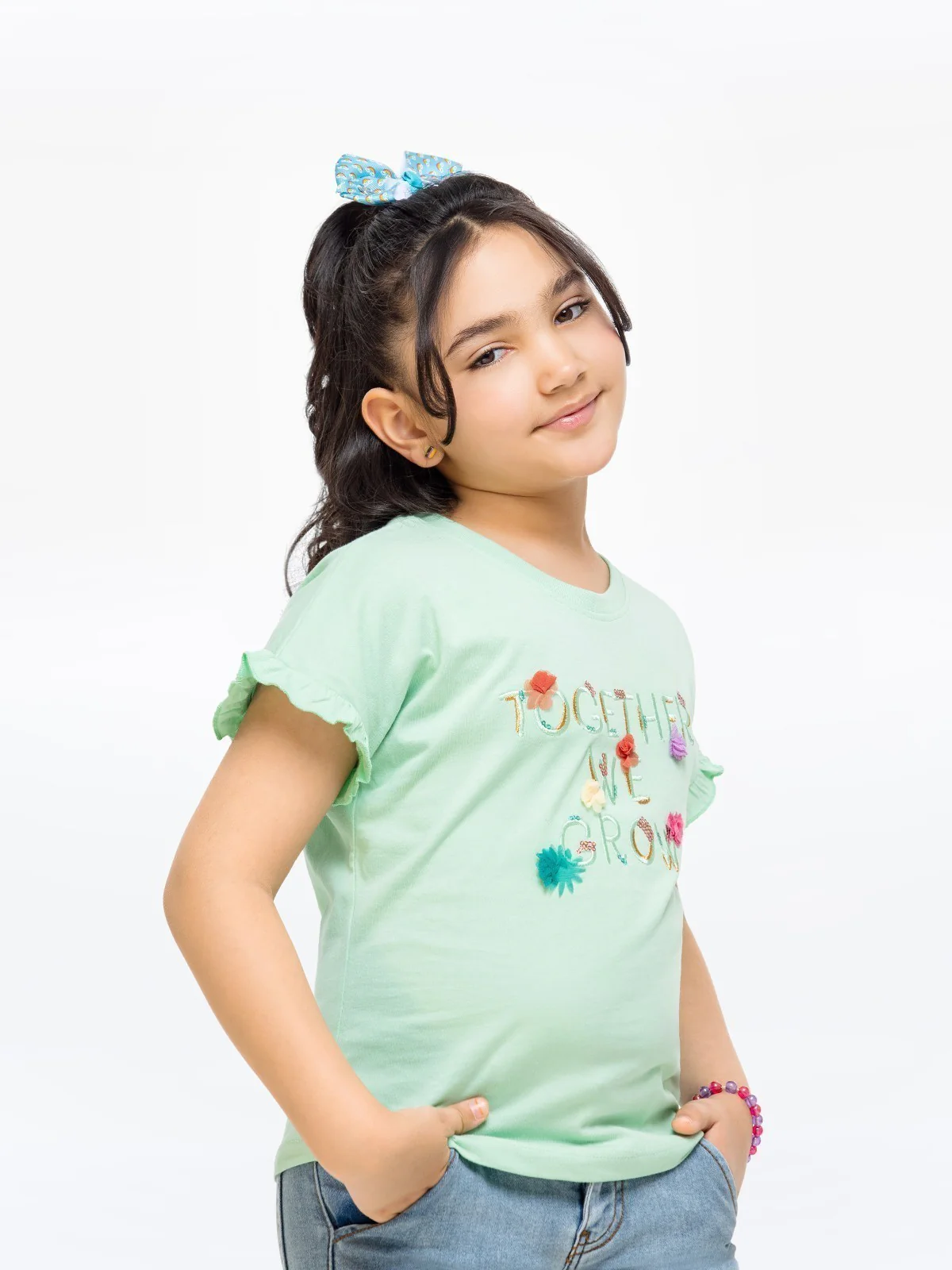 Girl's Light Green Top - EGTK23-004 - Image 3
