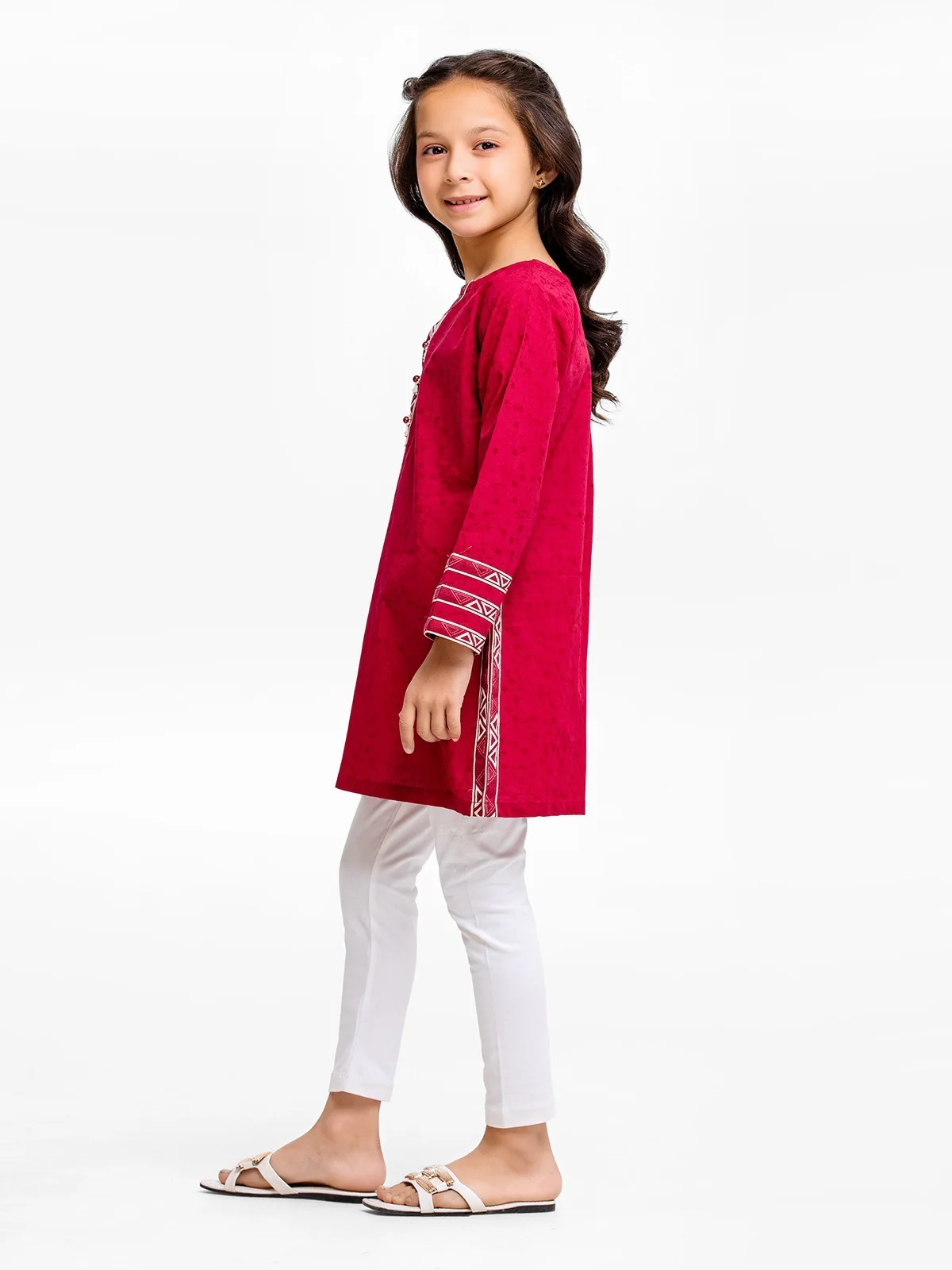Girls Light Maroon Pret - EGTKS23-70629S - Image 2