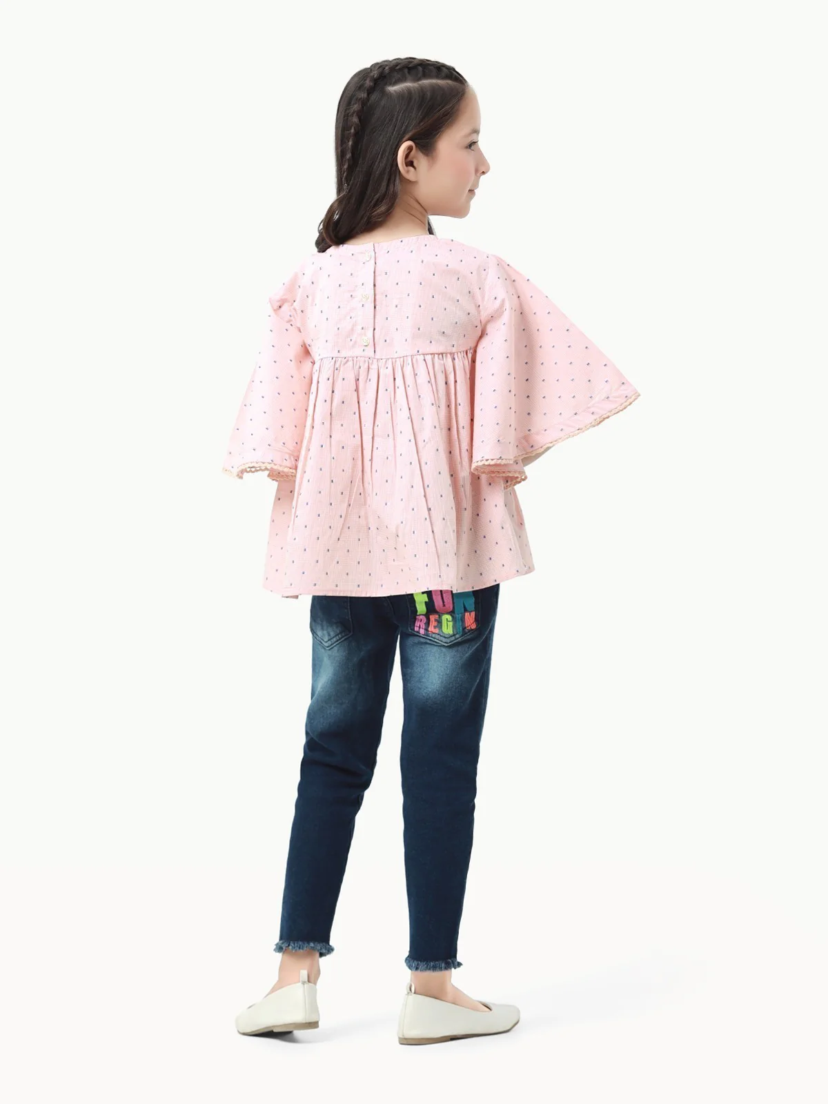 Girl's Light Peach Pret - EGTKP23-70599 - Image 5