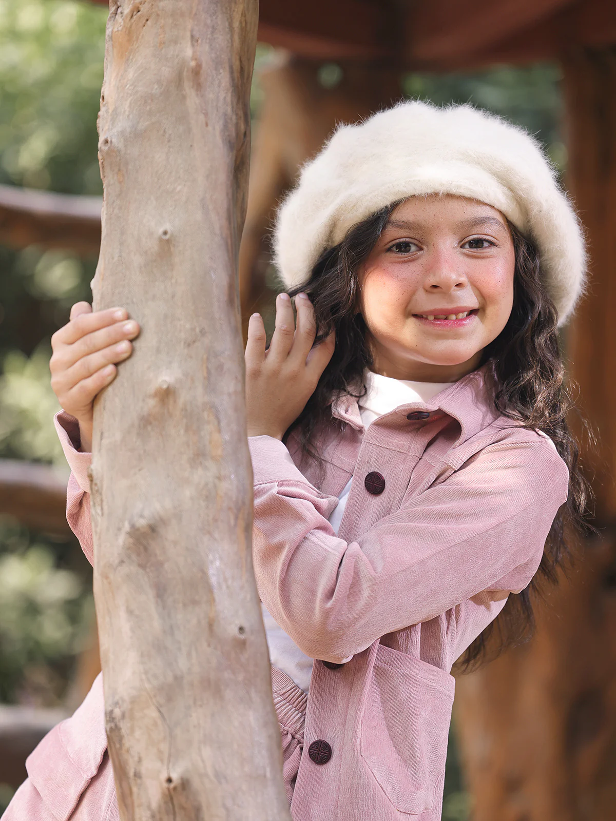 Girl's Light Pink Jacket & Trouser - EGTJ2P22-002 - Image 6