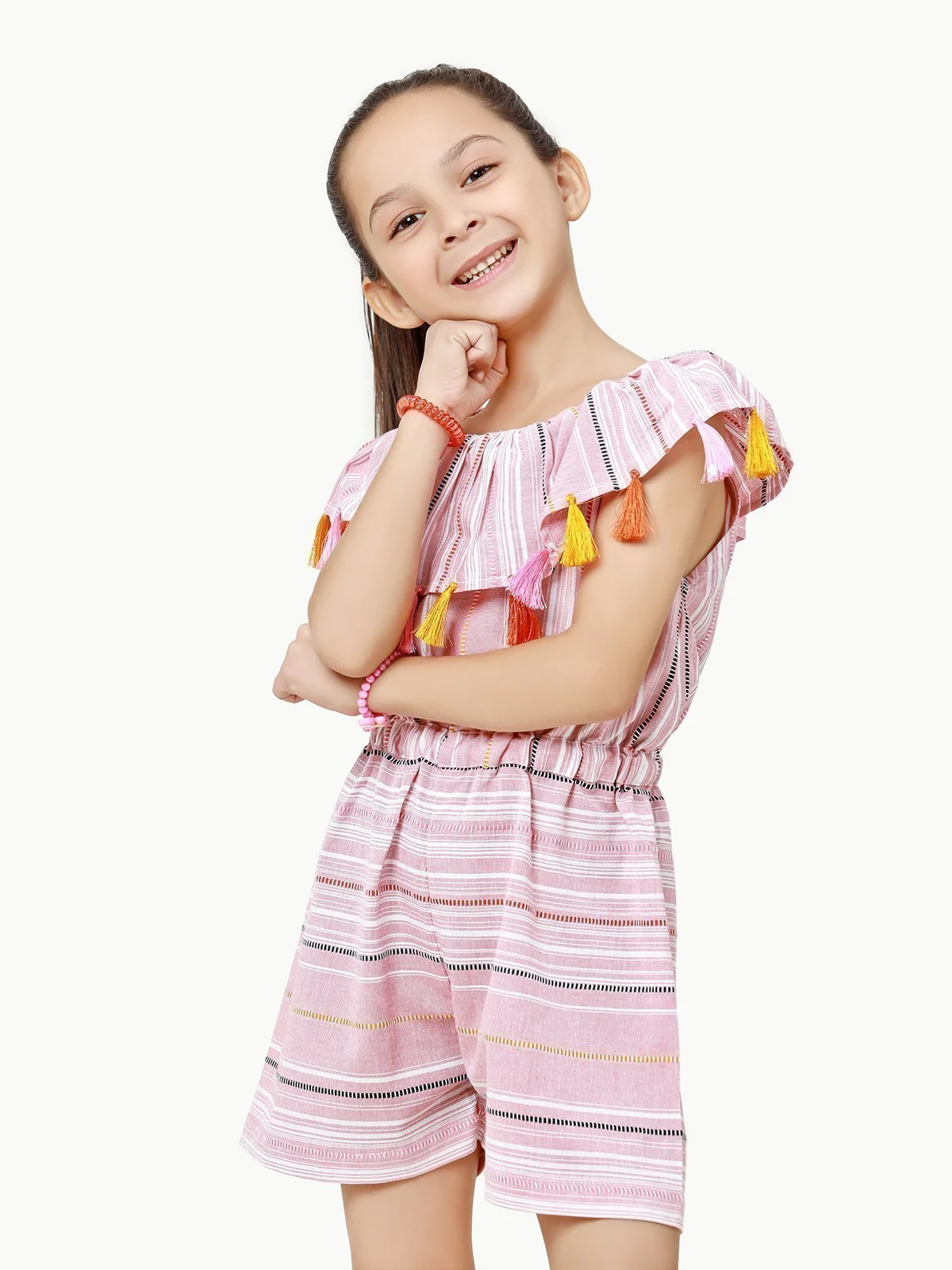 Girl's Light Pink Jumpsuit - EGTJS22-016 - Image 2