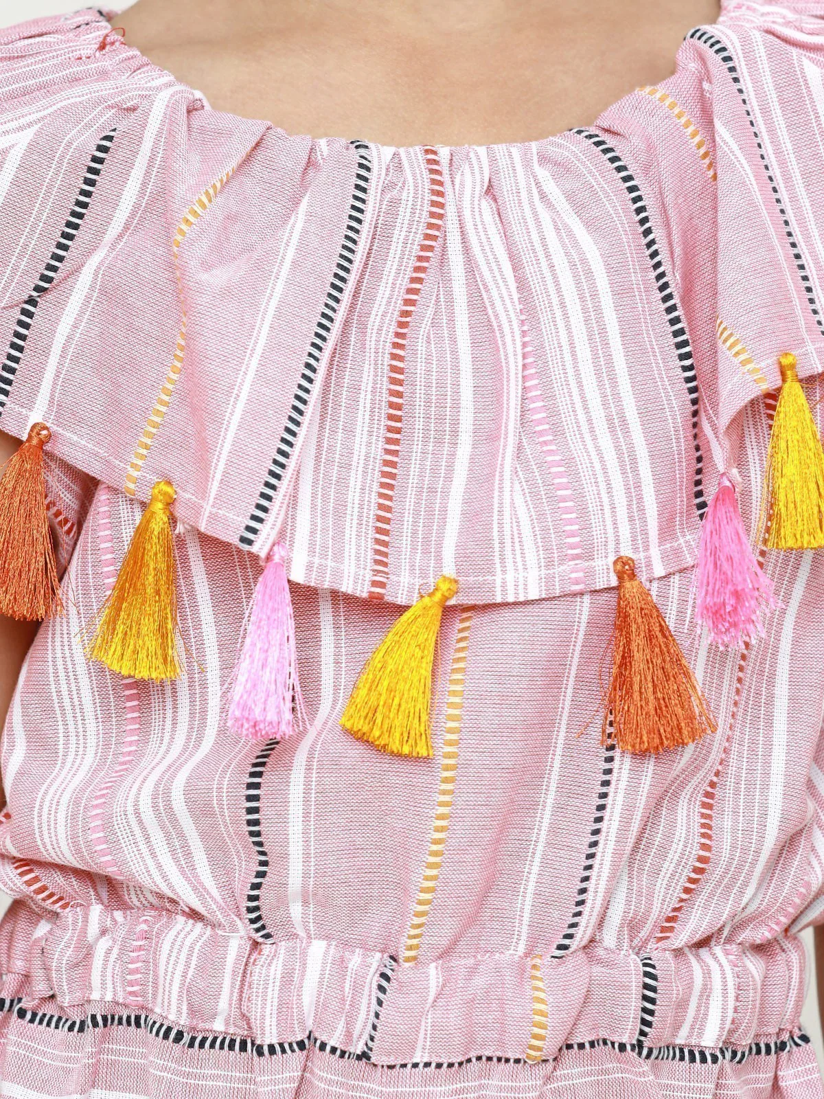 Girl's Light Pink Jumpsuit - EGTJS22-016 - Image 4