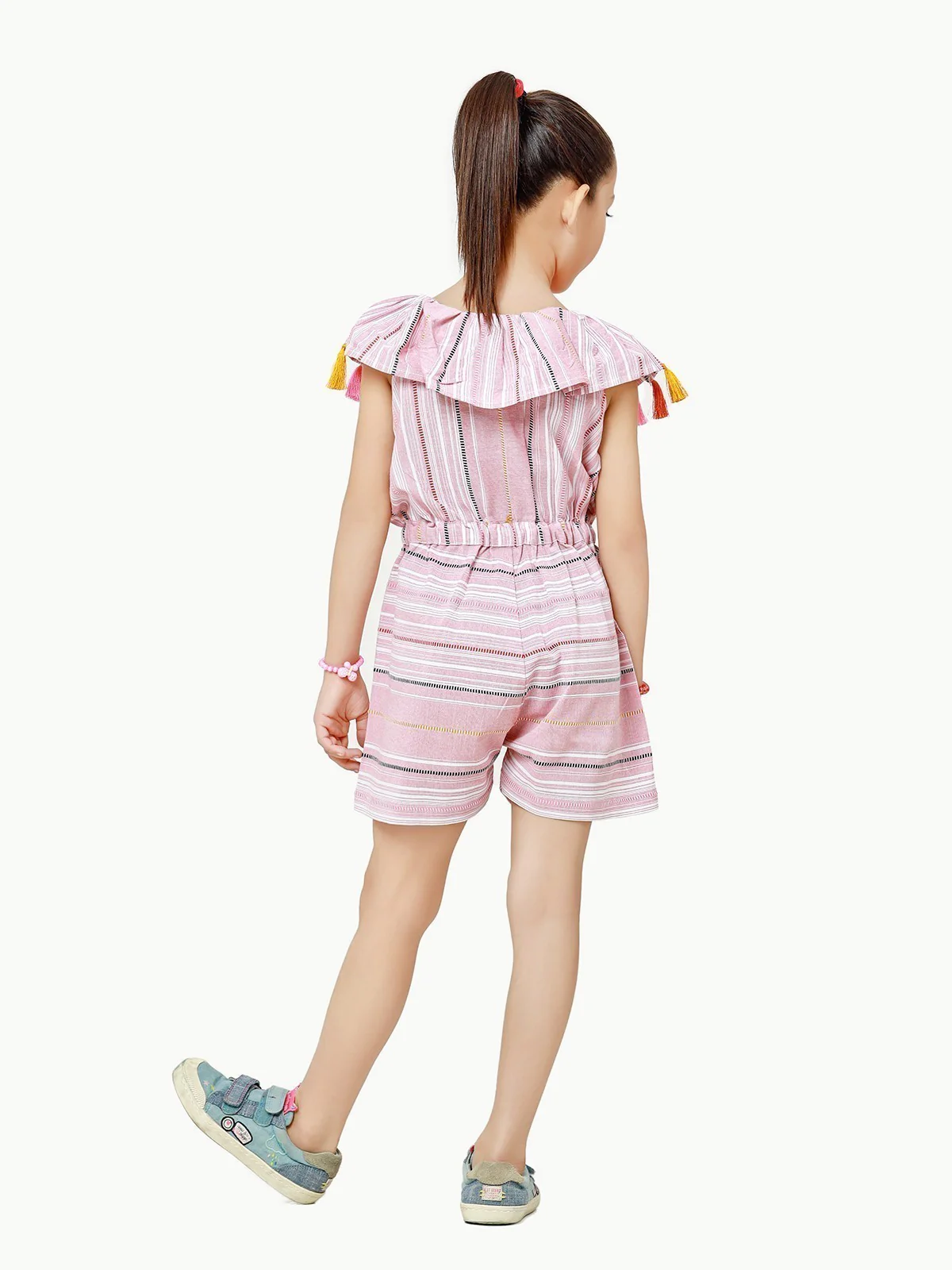 Girl's Light Pink Jumpsuit - EGTJS22-016 - Image 5