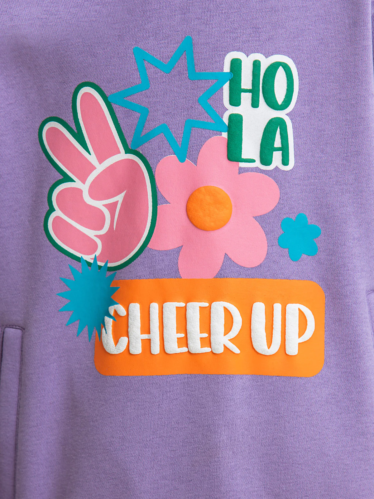 Girl's Light Purple Hoodie - EGTH23-004 - Image 5