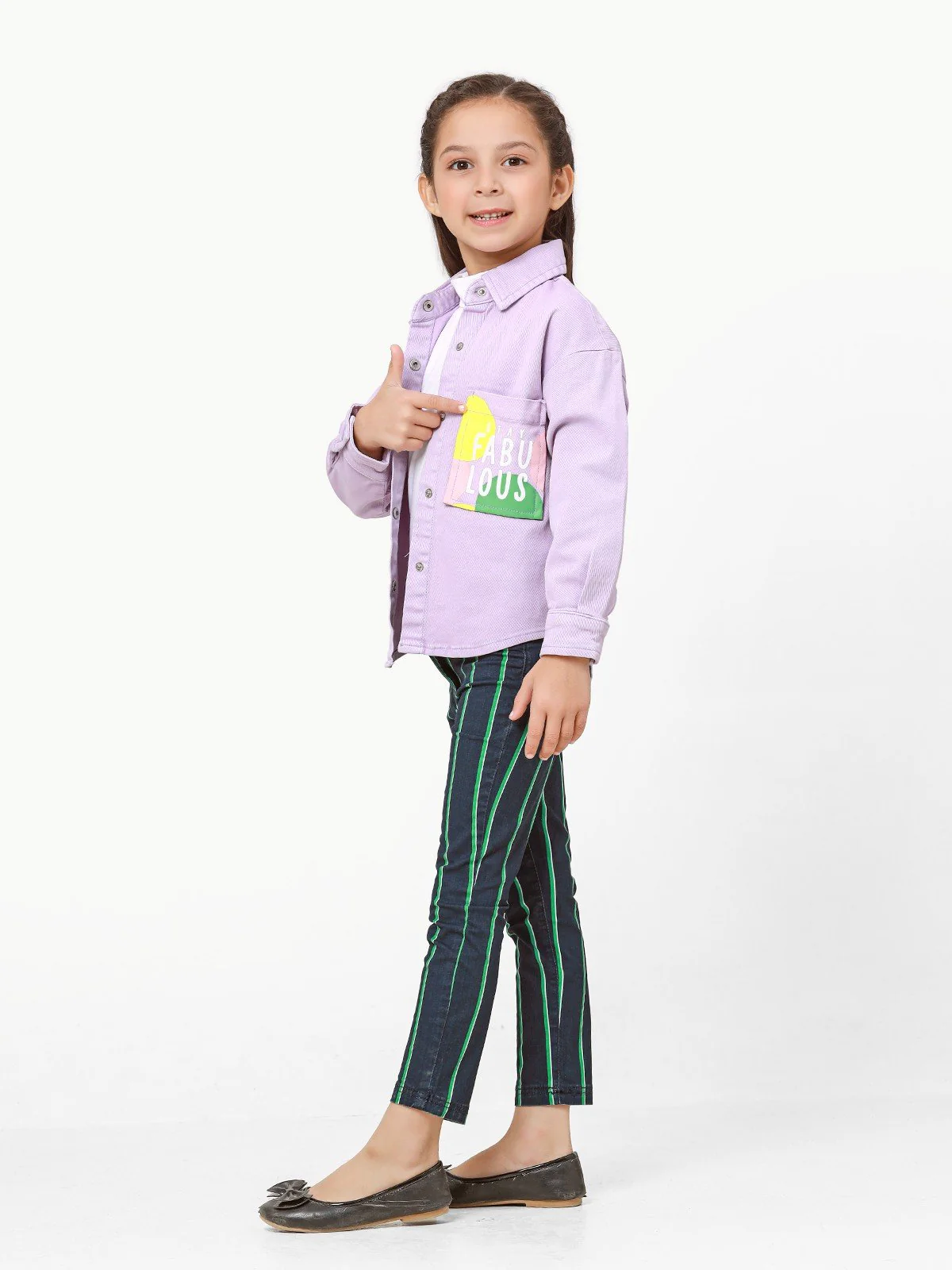 Girl's Lilac Jacket - EGTJD22-003 - Image 6