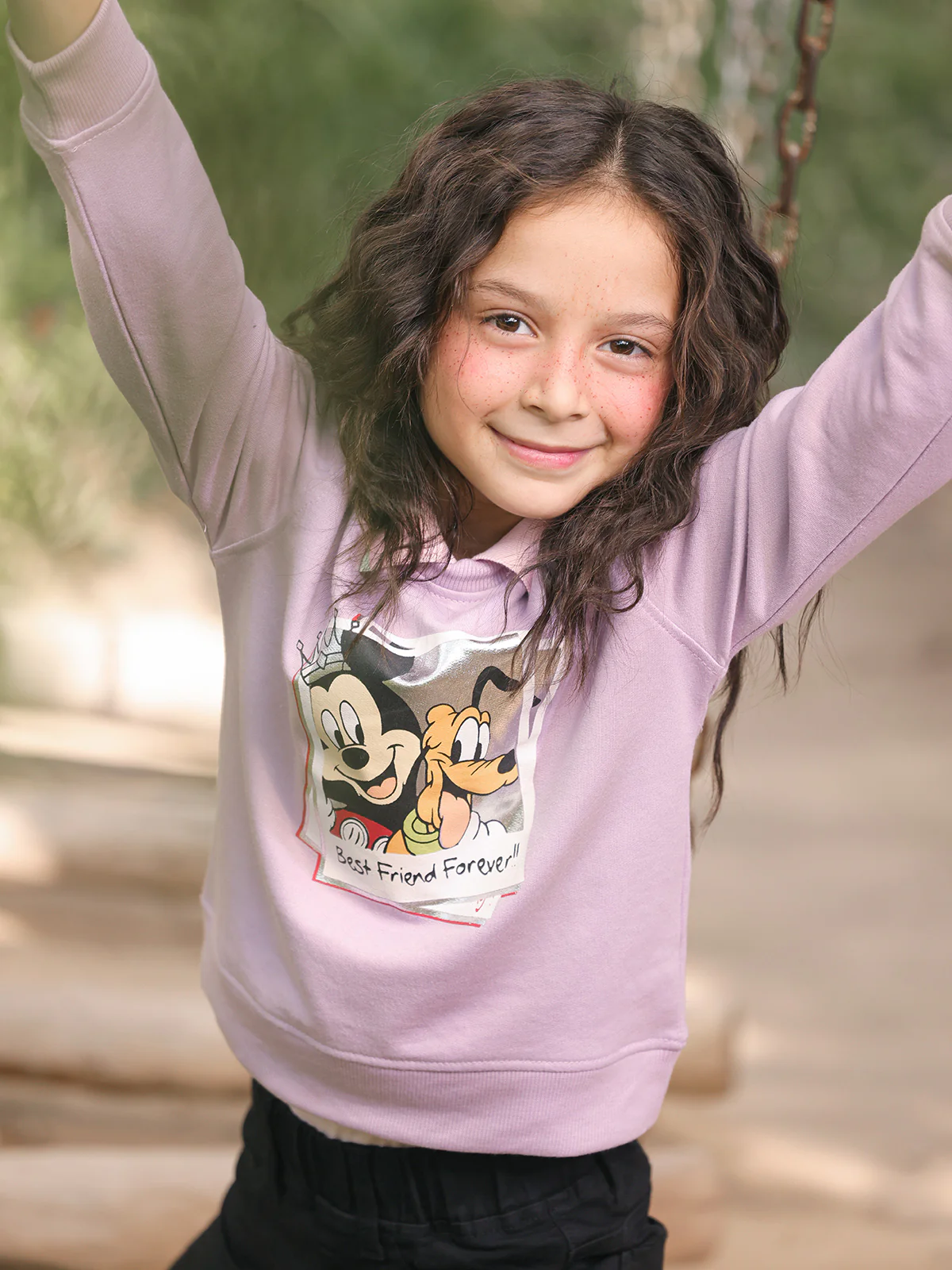 Girl's Lilac Sweatshirt - EGTSS23-005 - Image 5