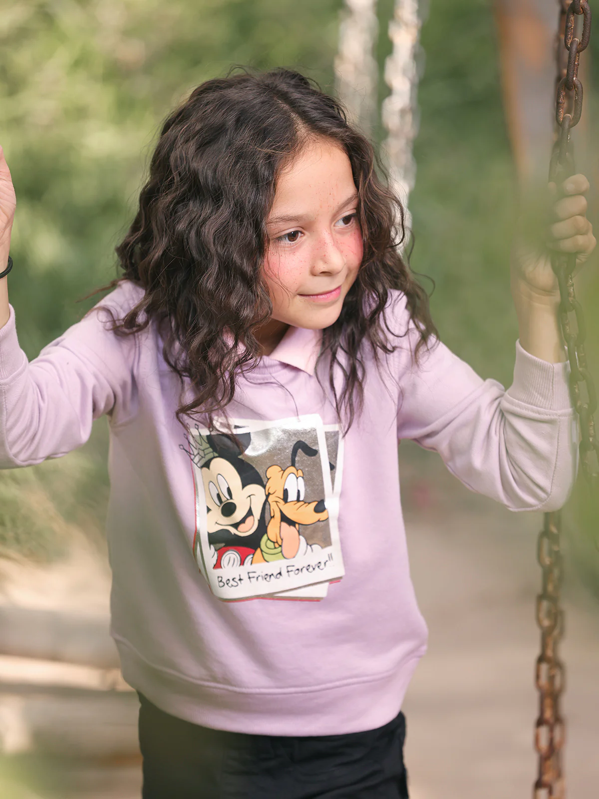 Girl's Lilac Sweatshirt - EGTSS23-005 - Image 6