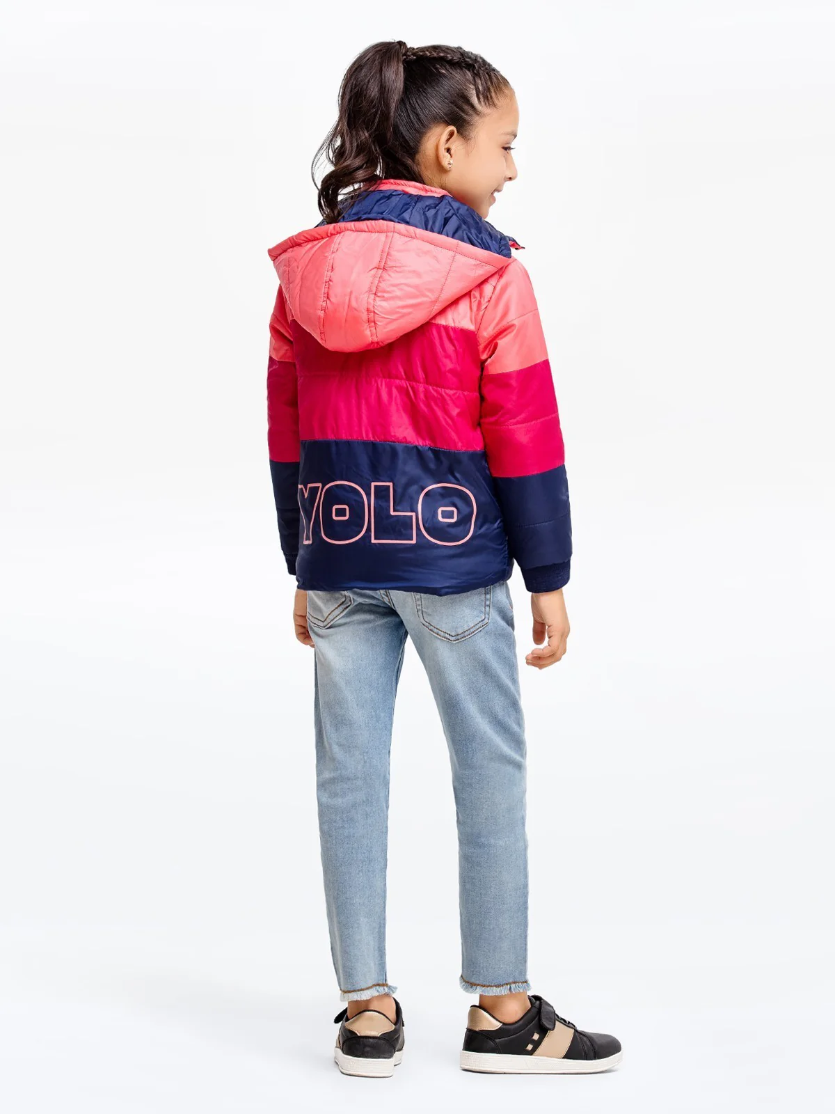Girl's Lt-Blue & Pink Jacket - EGTJP22-002 - Image 6