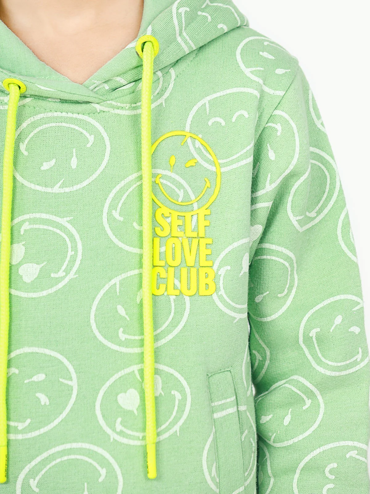 Girl's Mint Green Hoodie - EGTH22-005 - Image 3