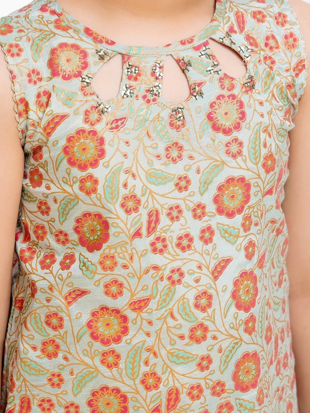 Girl's Cotton Silk Co-ord Set - EGTKP23-70713ST - Image 5